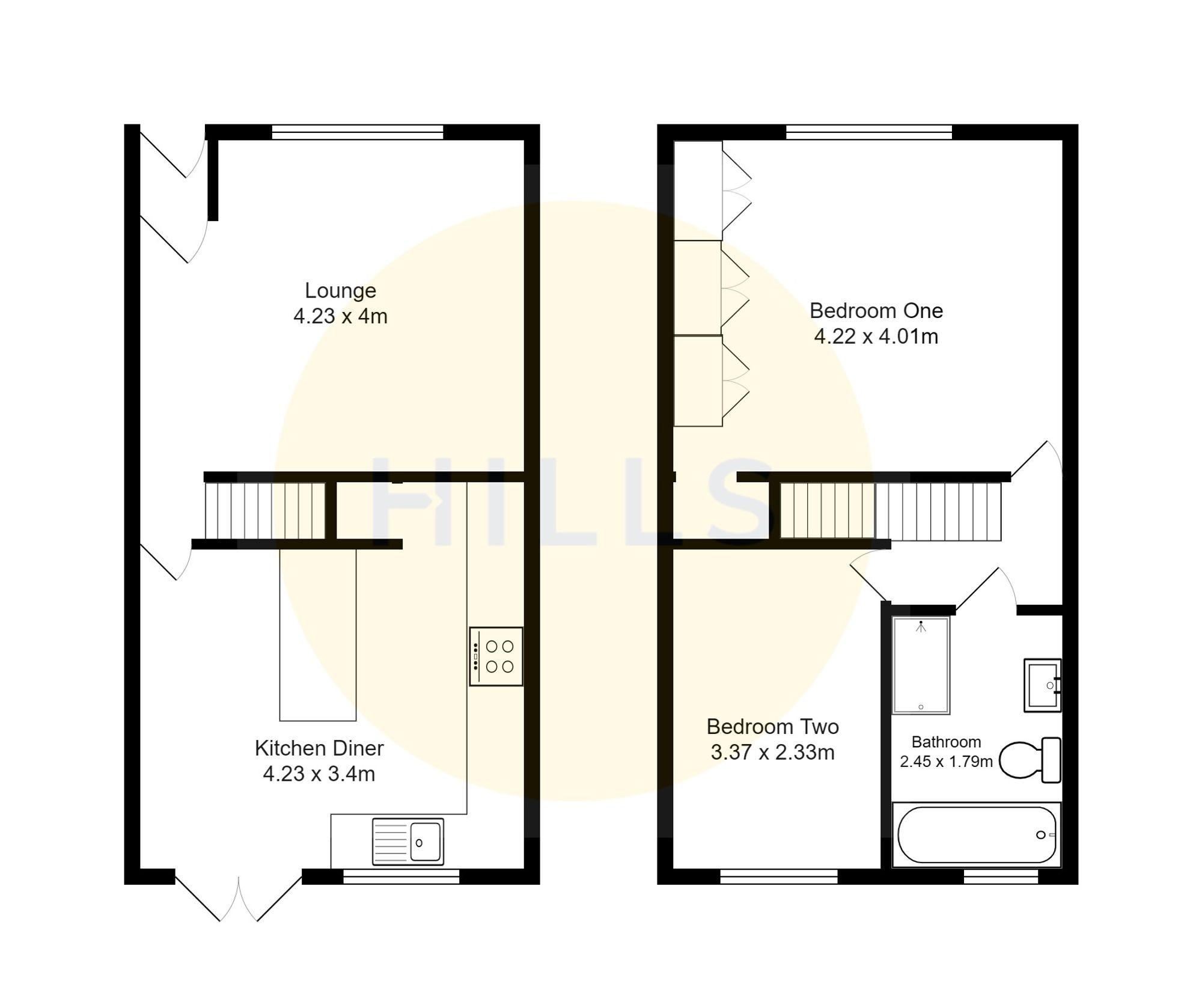 96 Stanley Street, Manchester floorplan