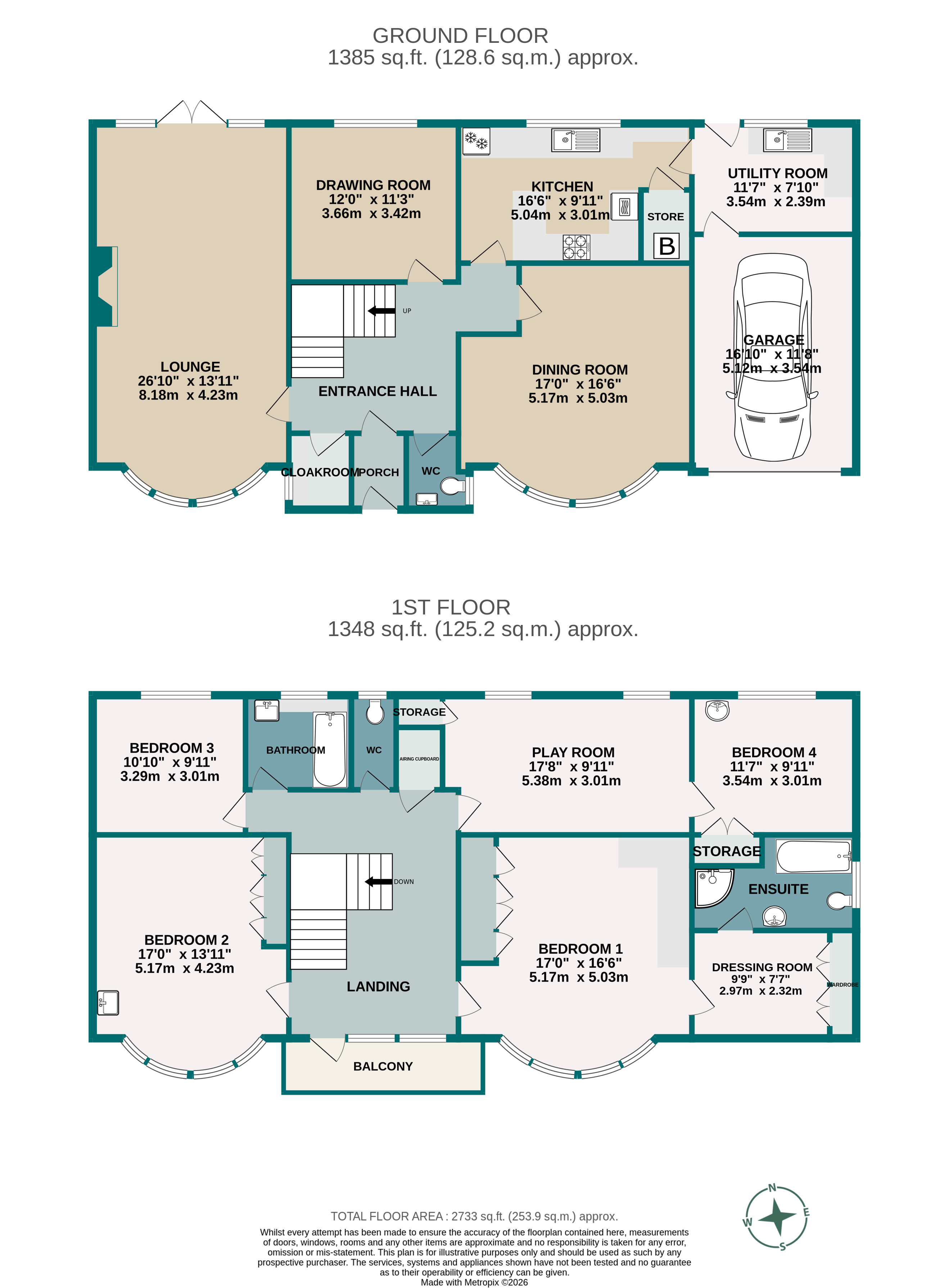 13, Haig Avenue, Dorset floorplan