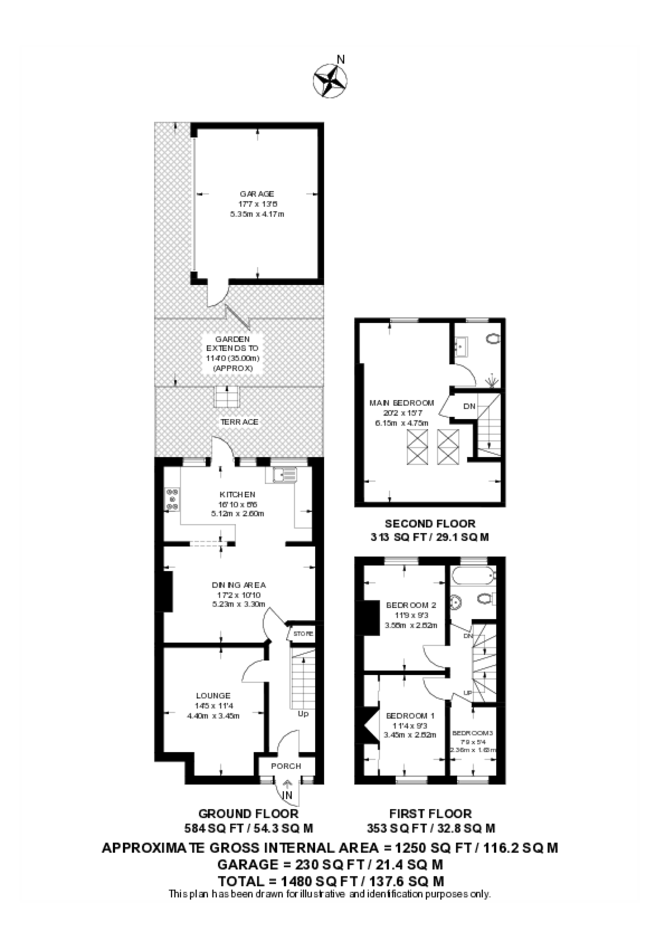 Eveline Road, Mitcham floorplan