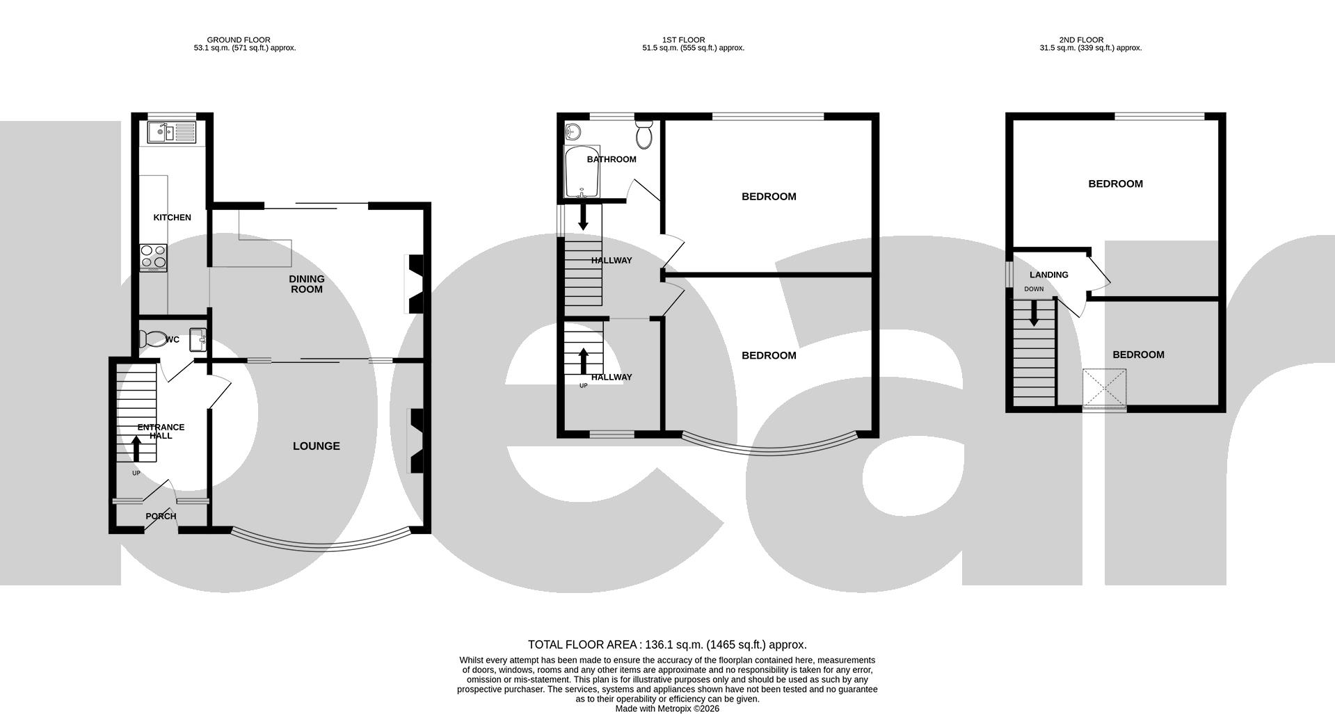 35, Ennismore Gardens, Southend-on-Sea floorplan