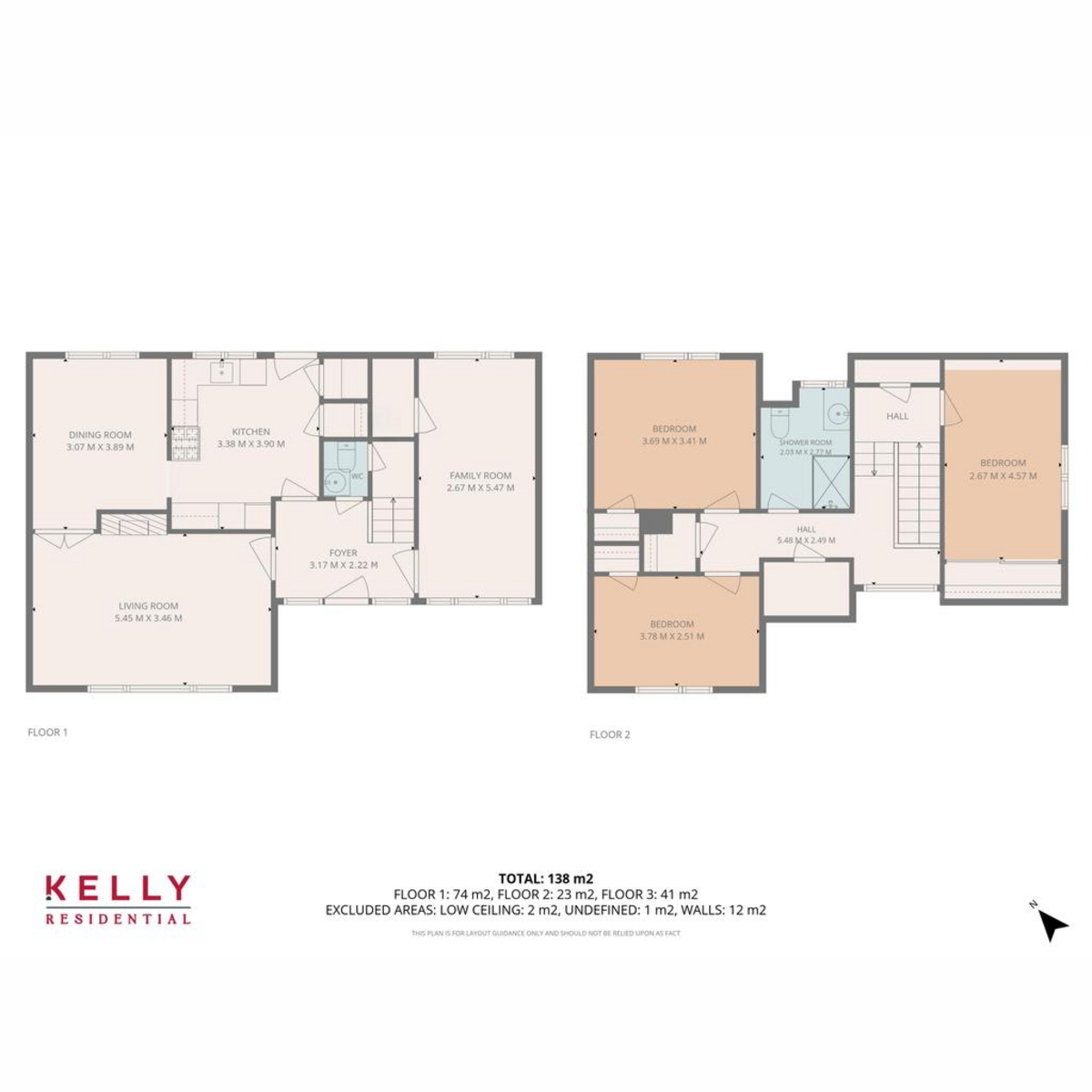 22, Langlees Avenue, Glasgow floorplan