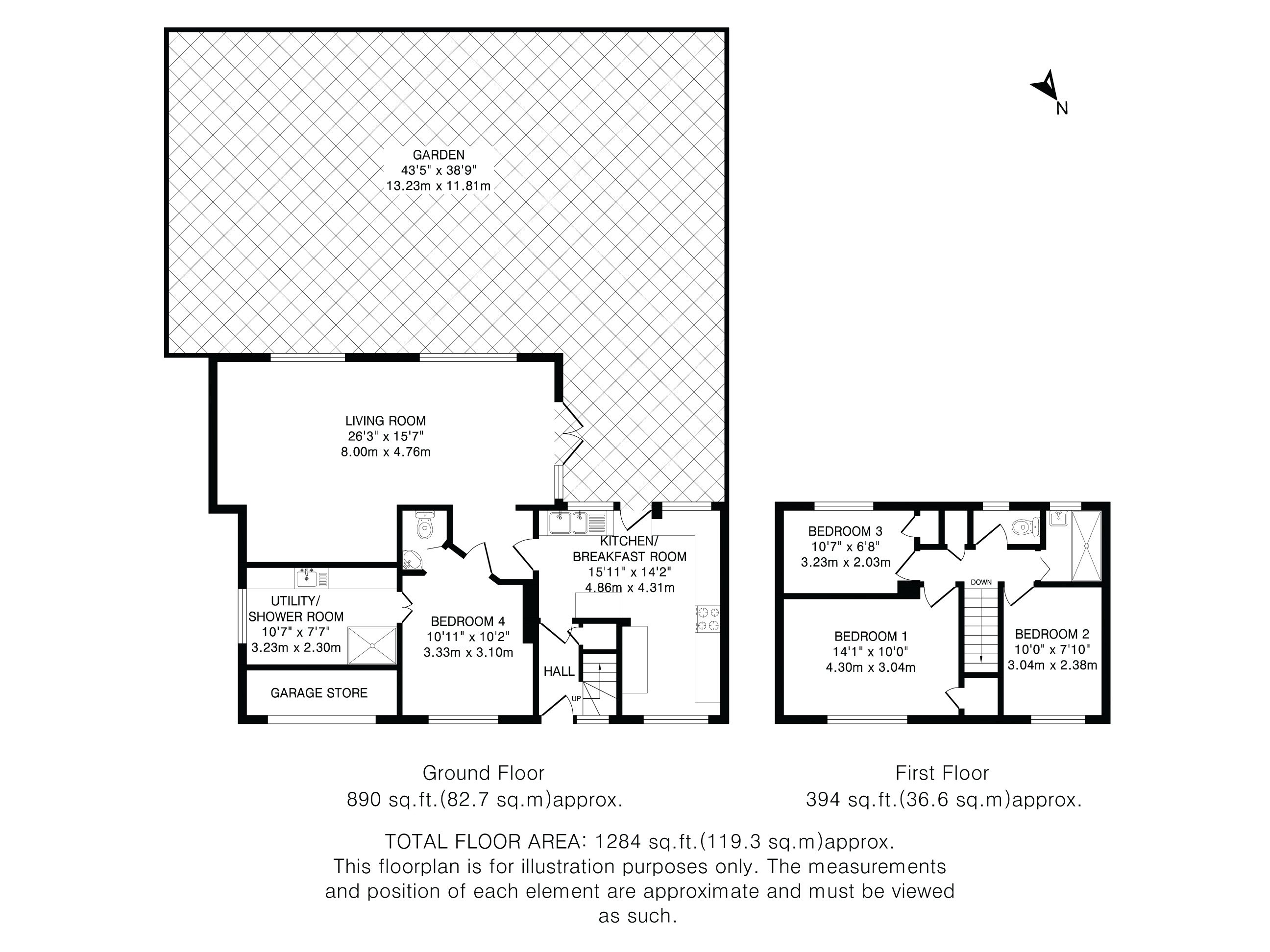The Vineyard, Hertfordshire floorplan