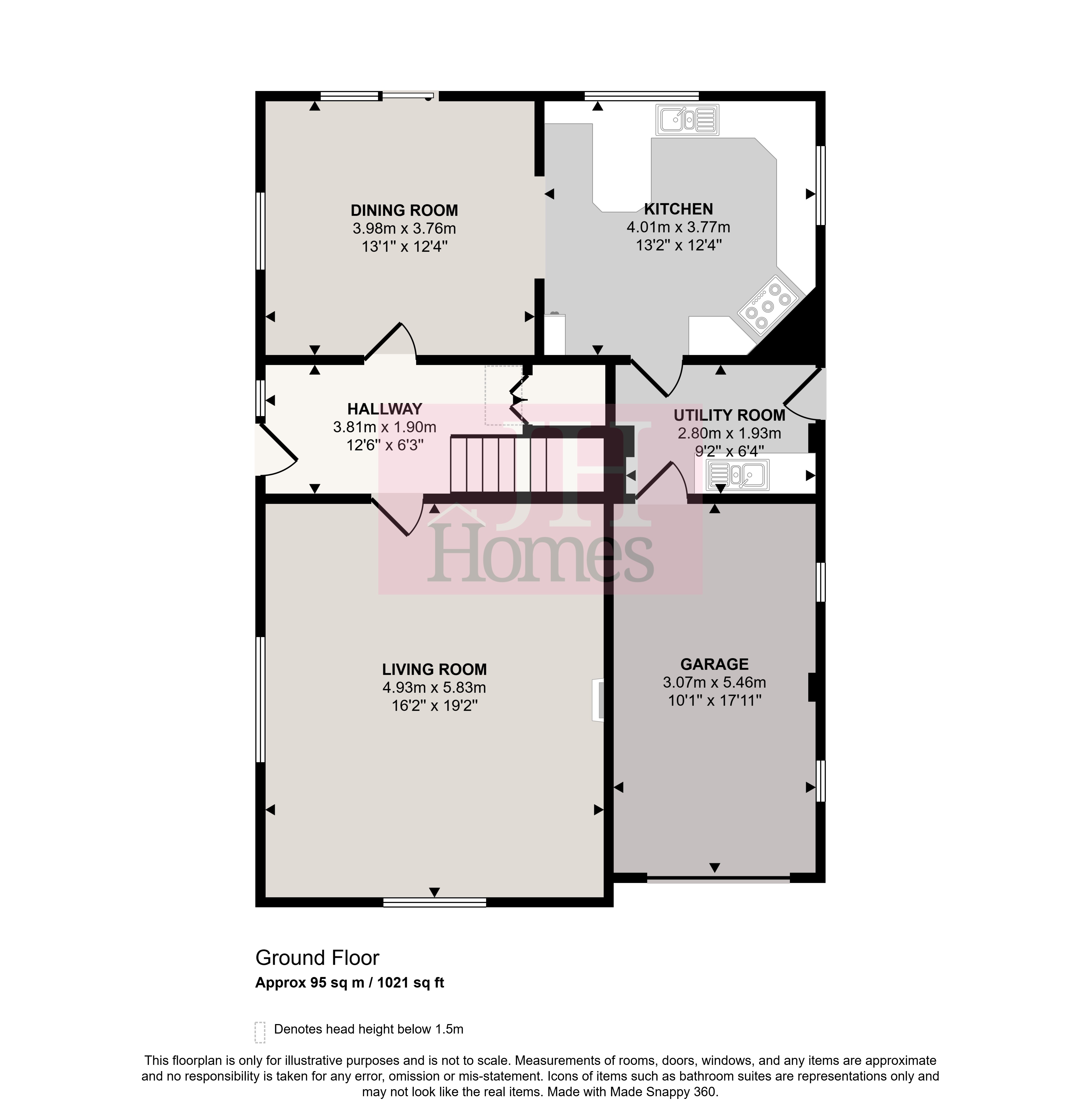 3, Plover Close, Askam-in-Furness floorplan