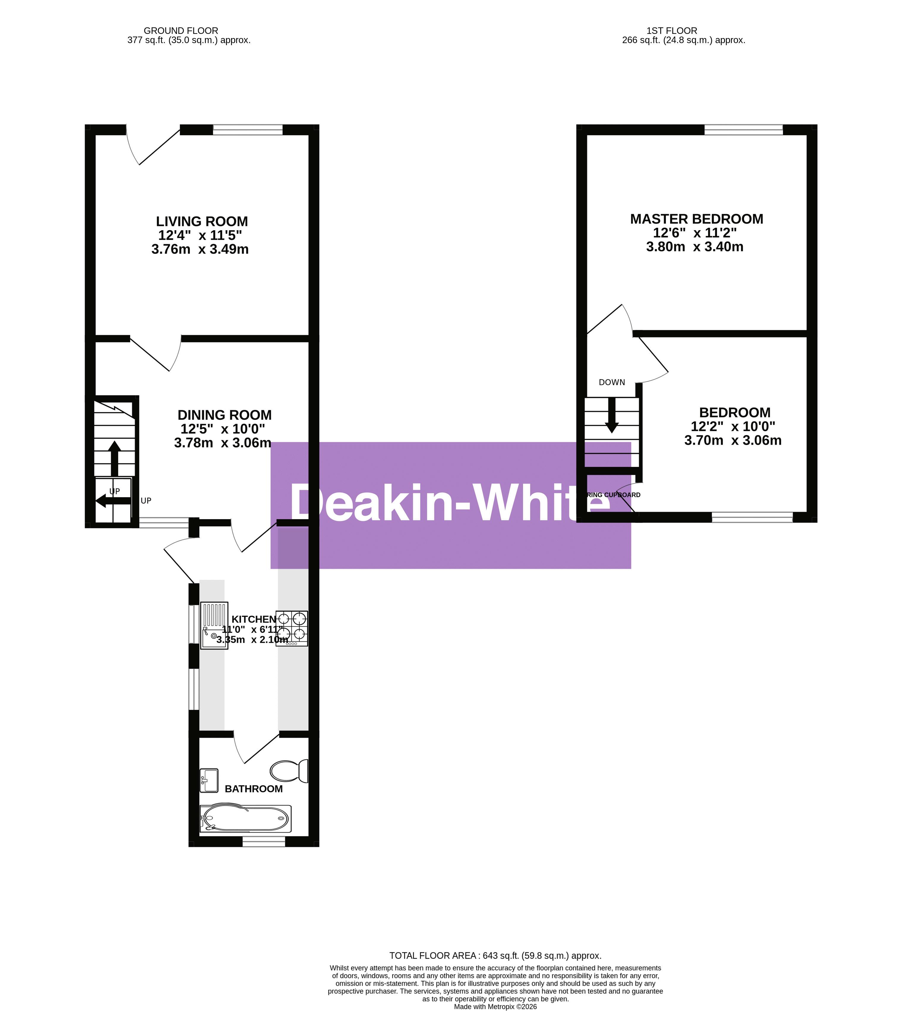26, Prospect Place, Wing floorplan