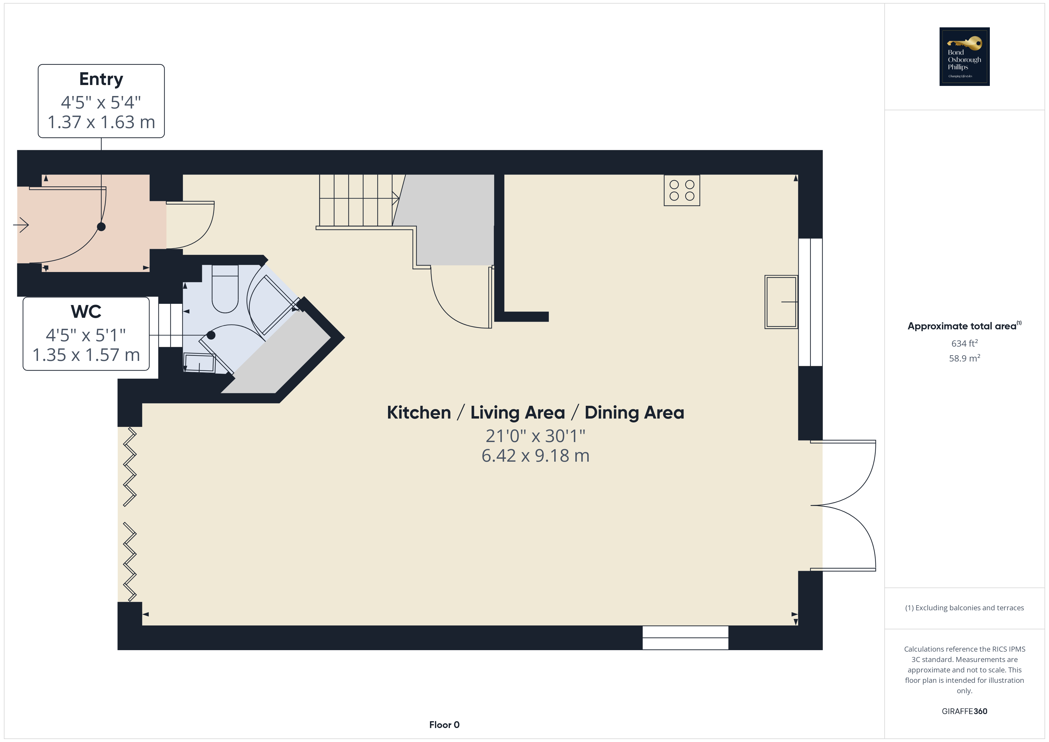 Gwel Teg, Rosehill,, Little Petherick, Cornwall floorplan