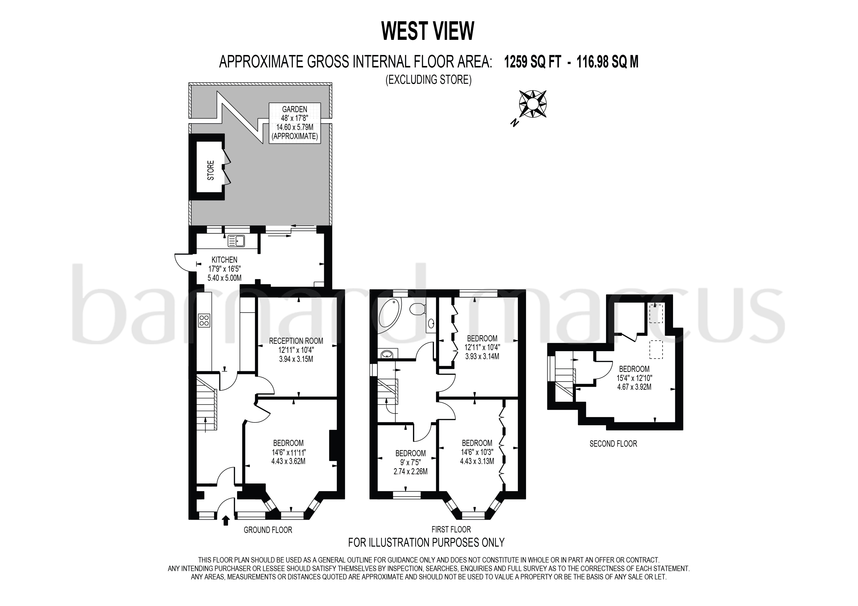 42, West View, FELTHAM floorplan