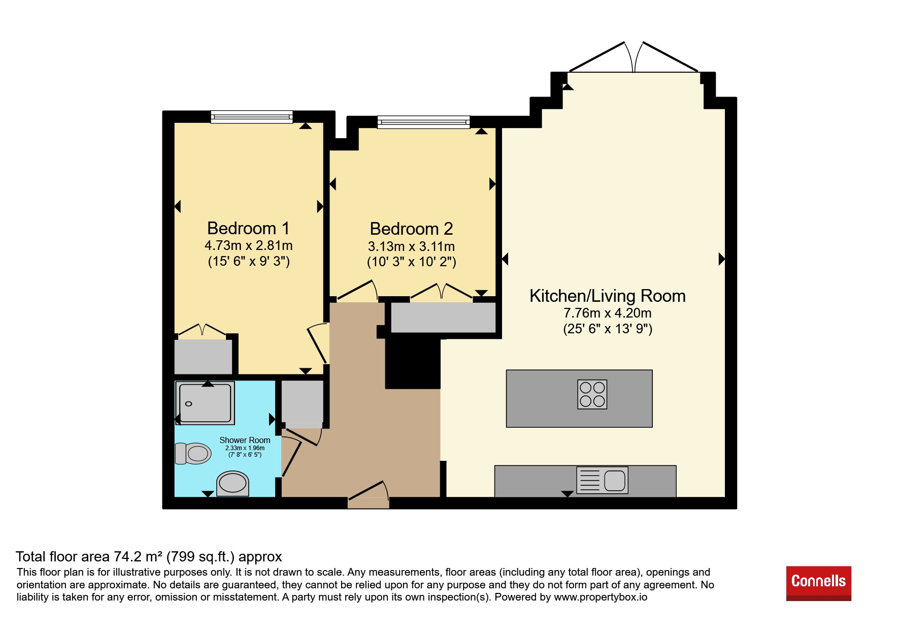 Flat 5, The White House, 69, Berrywood Drive, Northampton floorplan