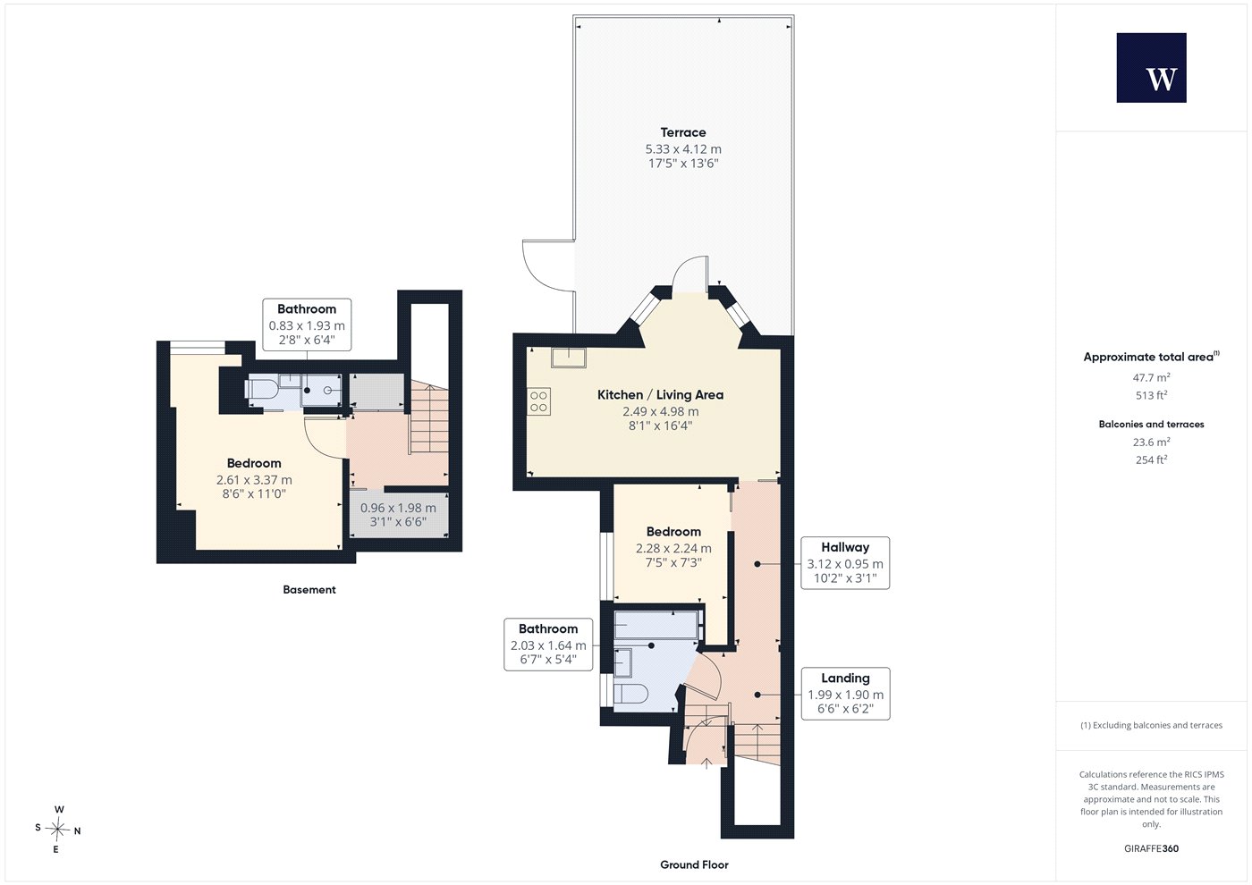 Flat 2, 65, Tierney Road, London floorplan