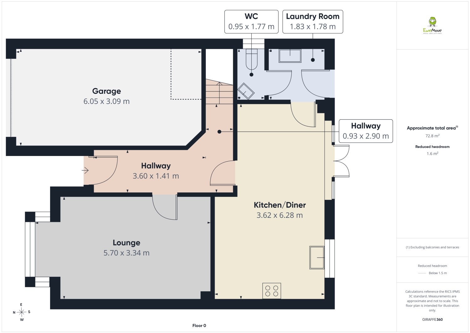 24, Bayley Road, Deeside floorplan