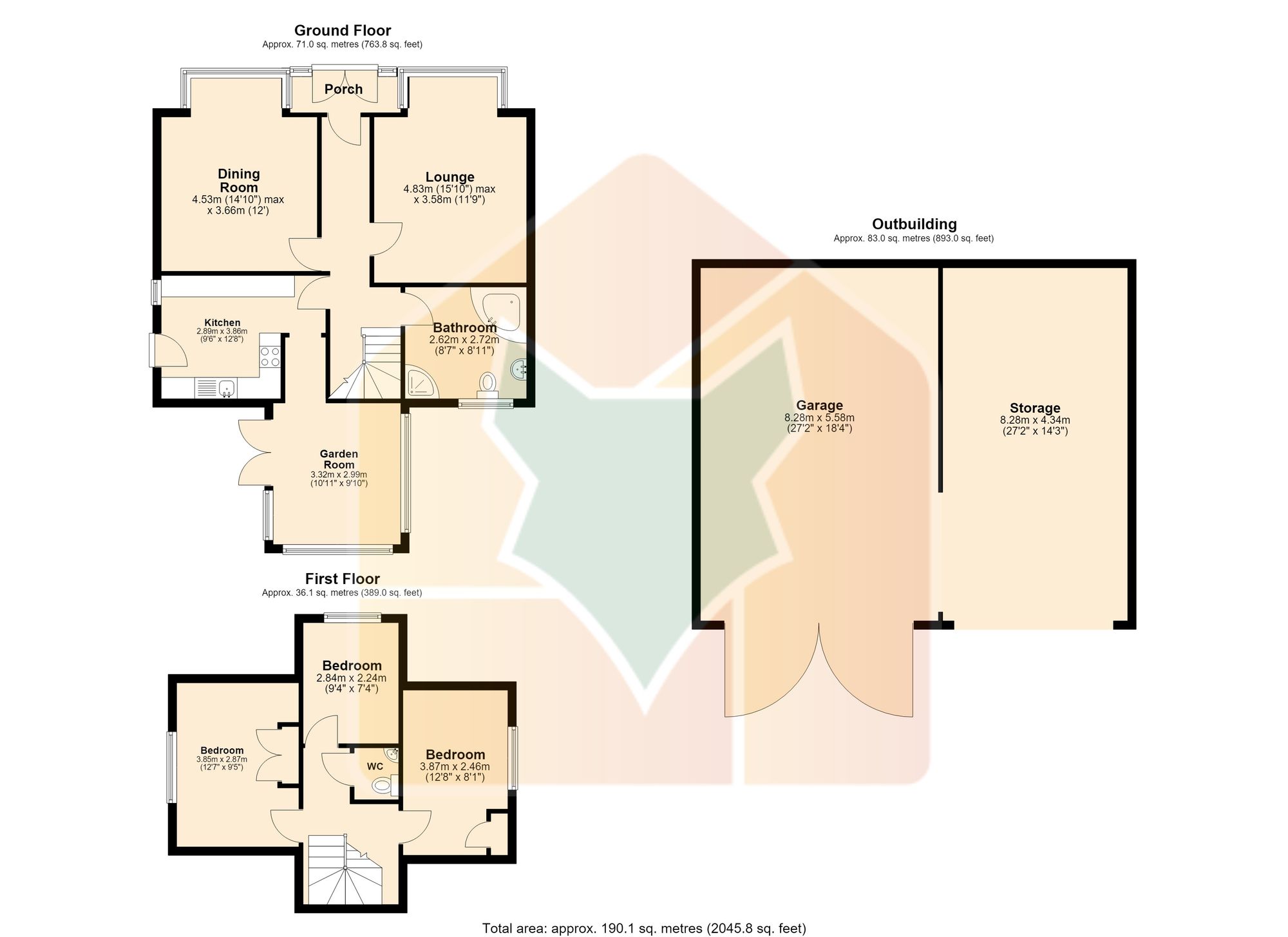 3 Kirton Road, Gainsborough floorplan