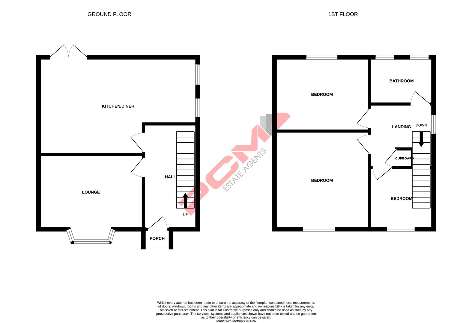 116, Edmund Road, Hastings floorplan