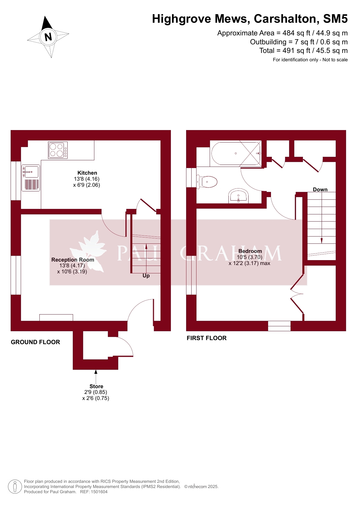 11, Highgrove Mews, Carshalton floorplan