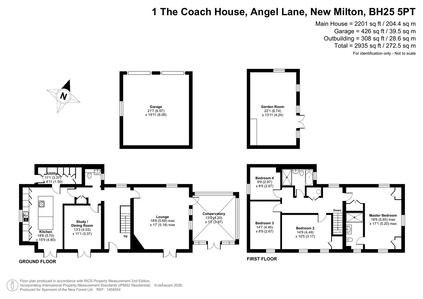 1 The Coach House, Angel Lane, New Milton floorplan