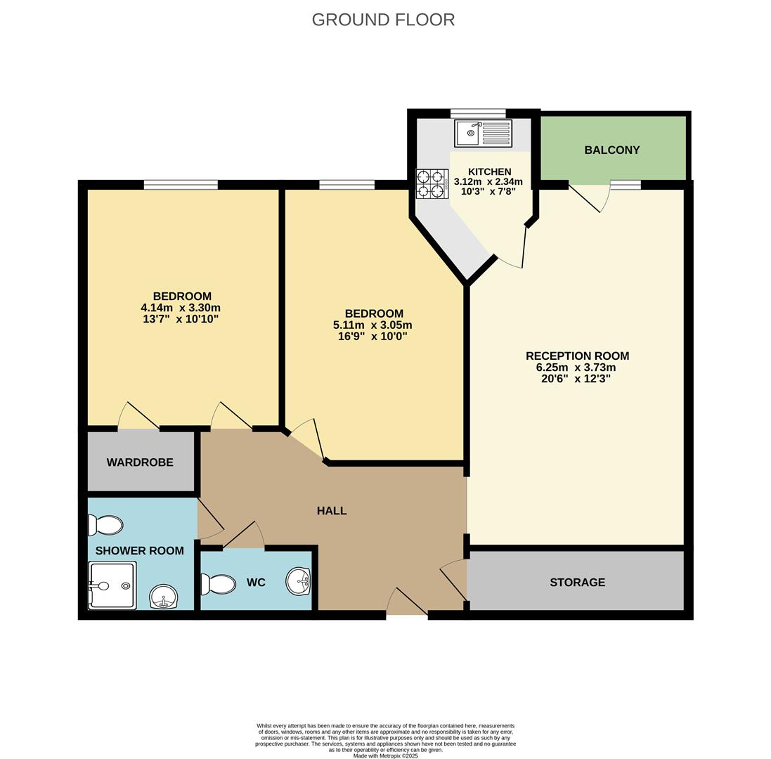 23 Edwards House, Pegs Lane, Hertford floorplan