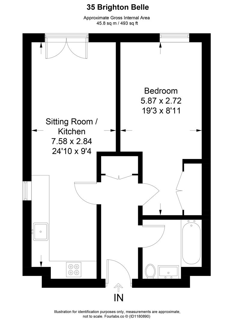 35, Brighton Belle, 2 Stroudley Road, Brighton floorplan