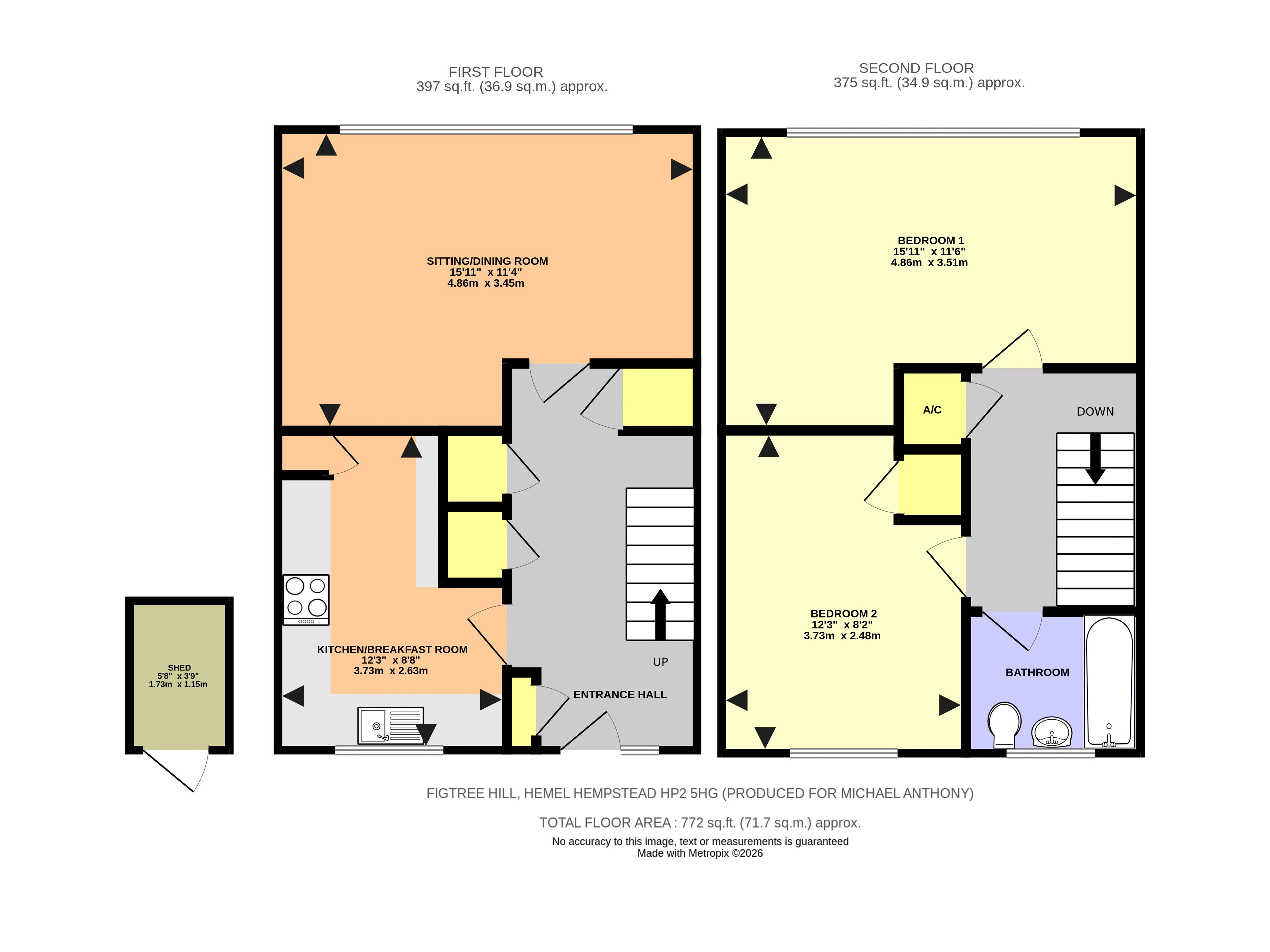 81, Figtree Hill, Hemel Hempstead floorplan