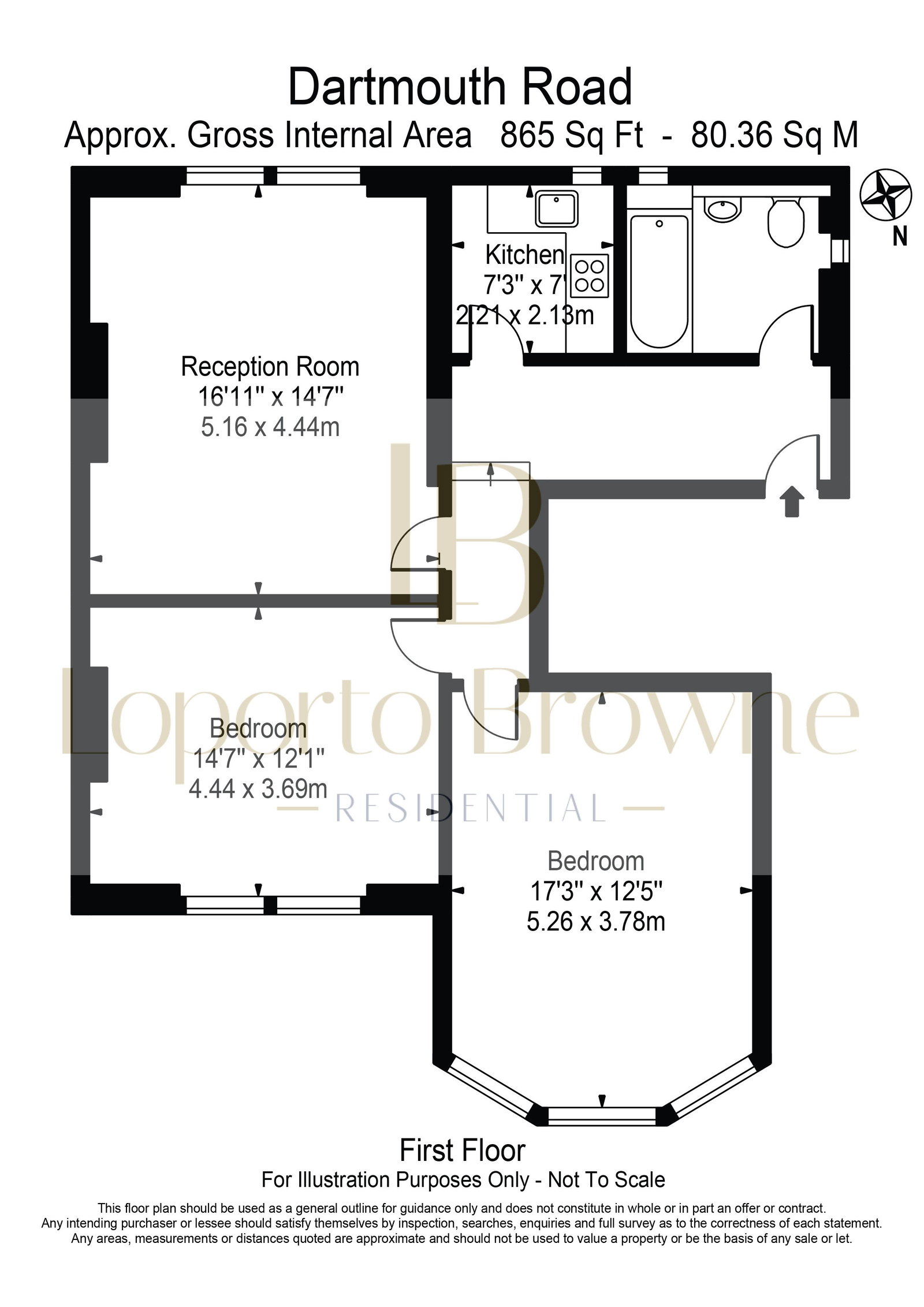 103b, Dartmouth Road, London floorplan