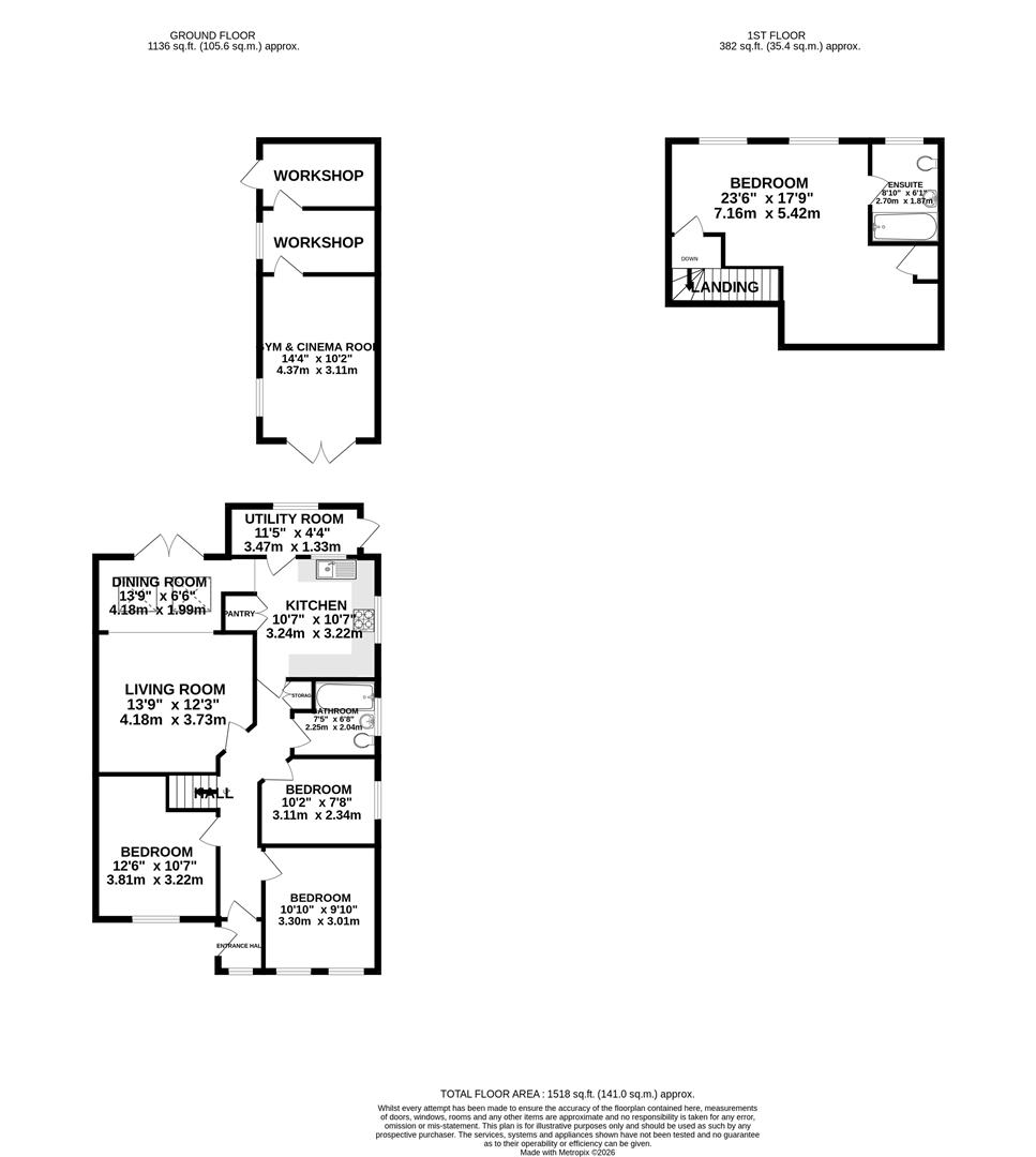 10, Rathbone Close, Bristol floorplan