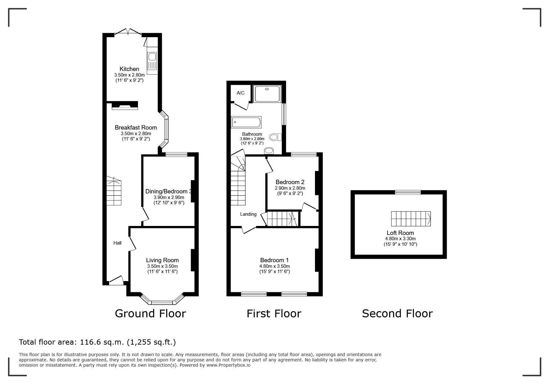 37, St. Michaels Road, Hampshire floorplan