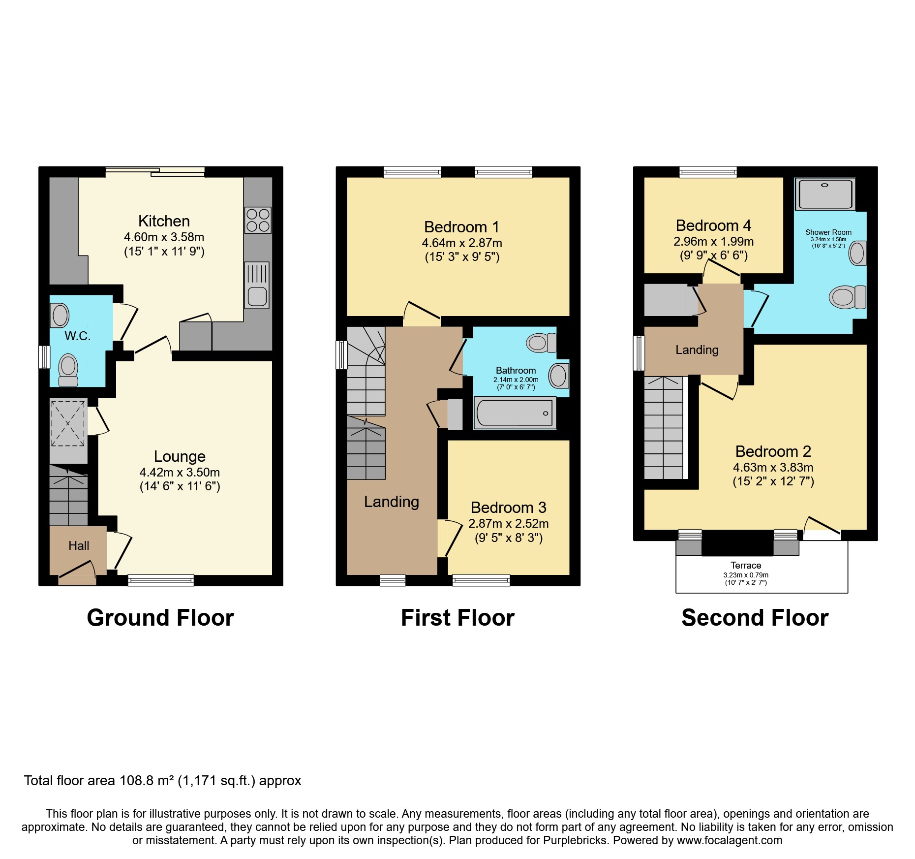 79, Park Spring Drive, Sheffield floorplan