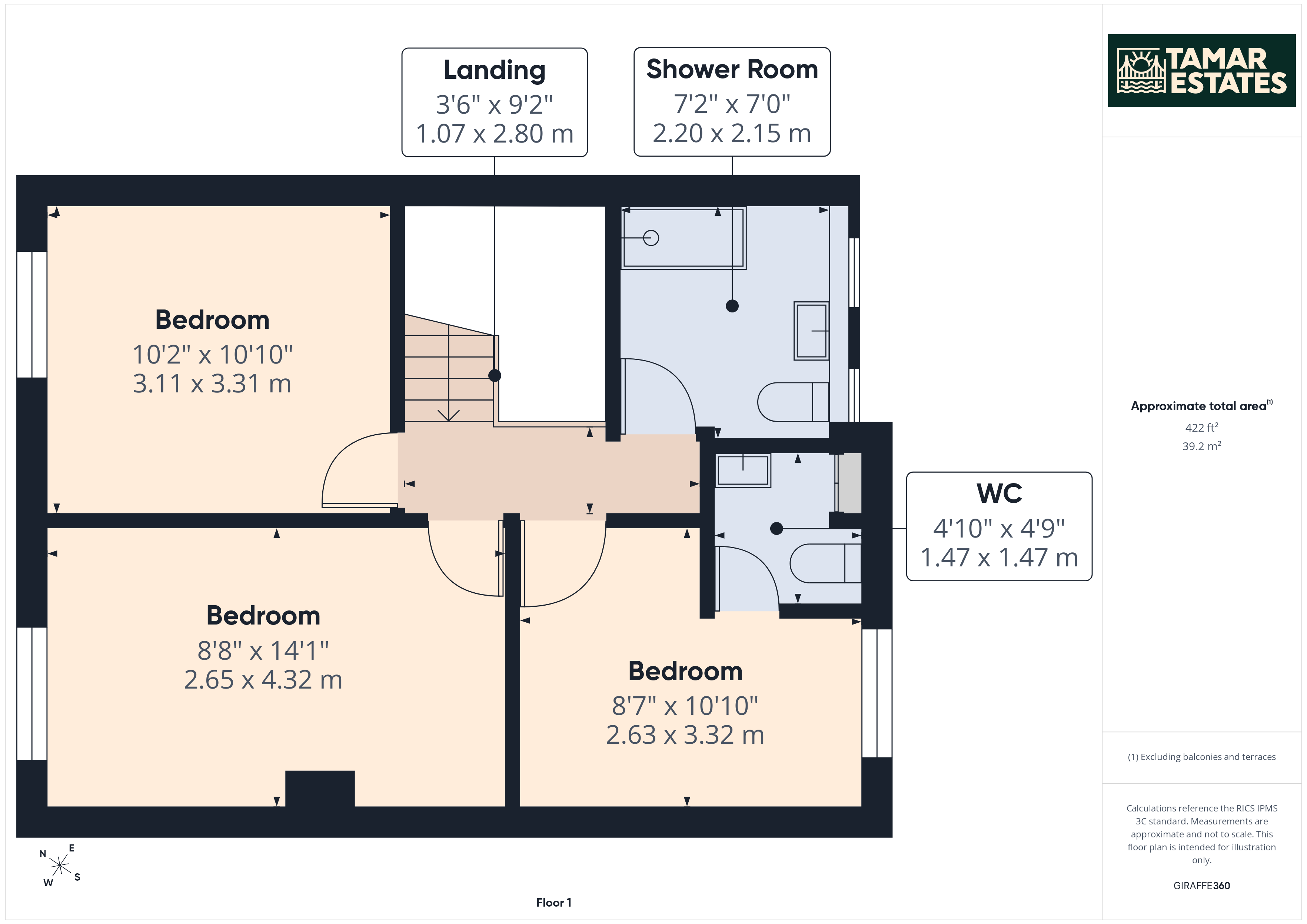 3, Pendray Gardens, Liskeard floorplan