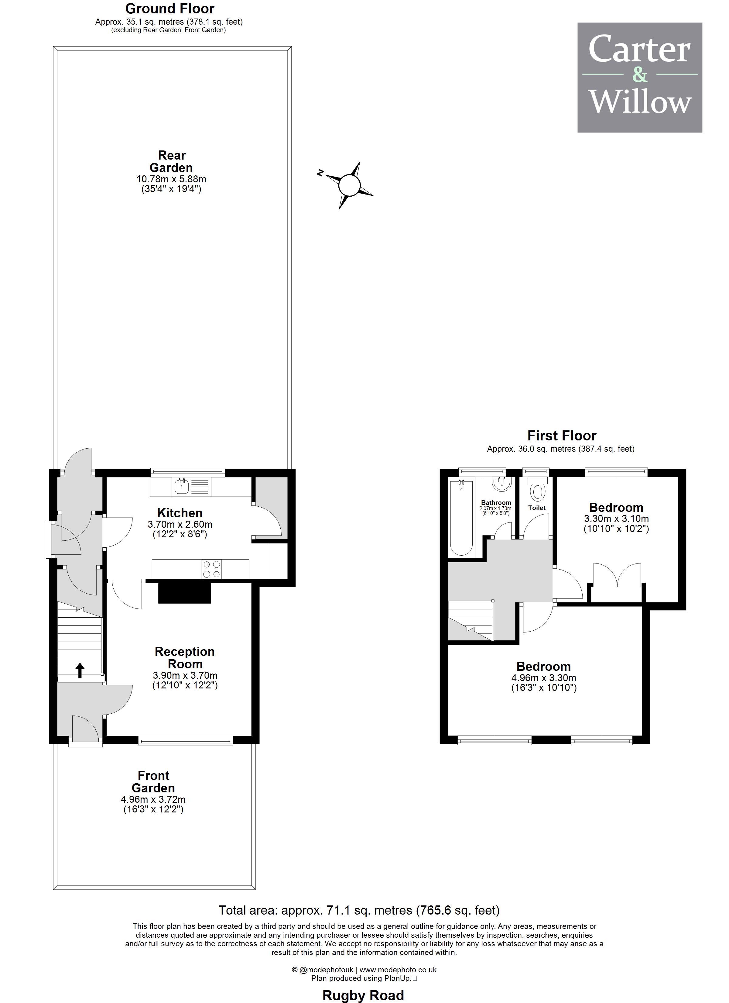 8A, Rugby Road, Dagenham floorplan