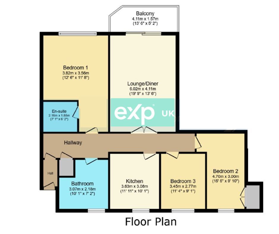 Riviera Court, 1,Flat 16, The Esplanade, Poole floorplan