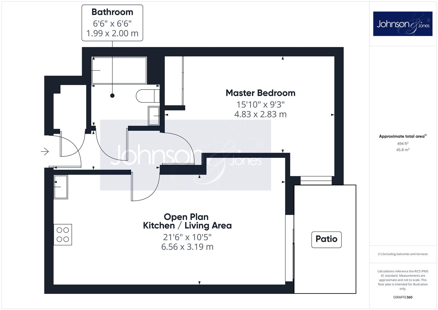 82, Pretoria Road, Chertsey floorplan
