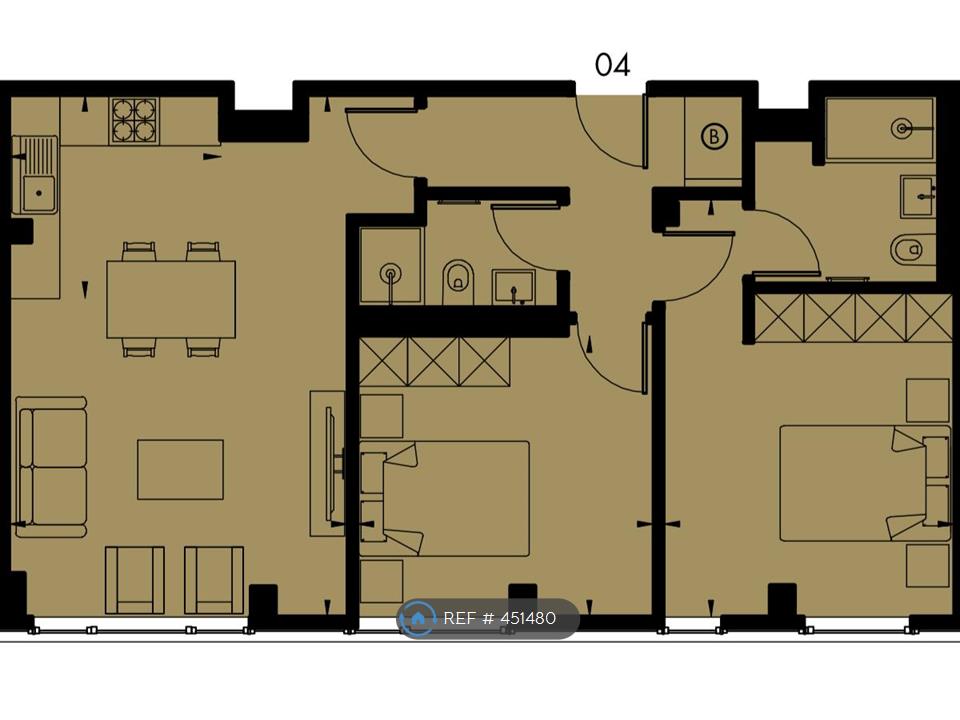 2 Bedrooms Flat to rent in Wellesley Road, East Croydon CR0