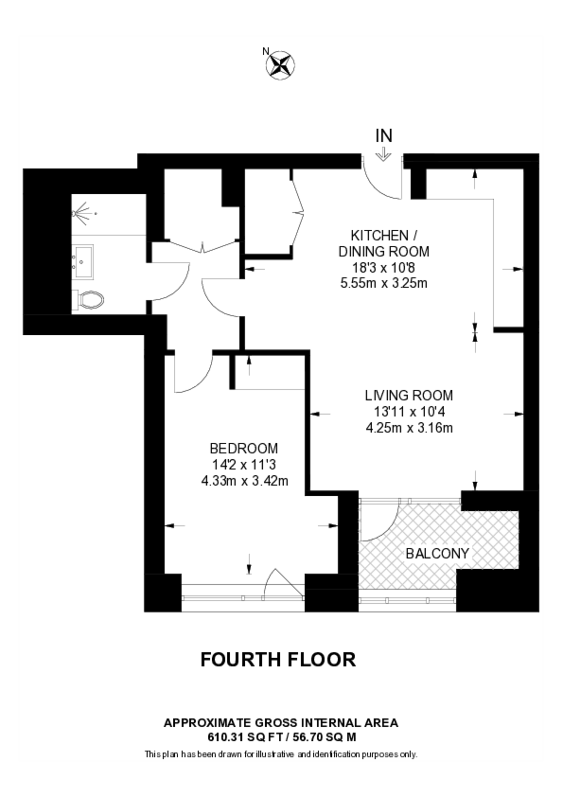 West End Gate, Marylebone floorplan