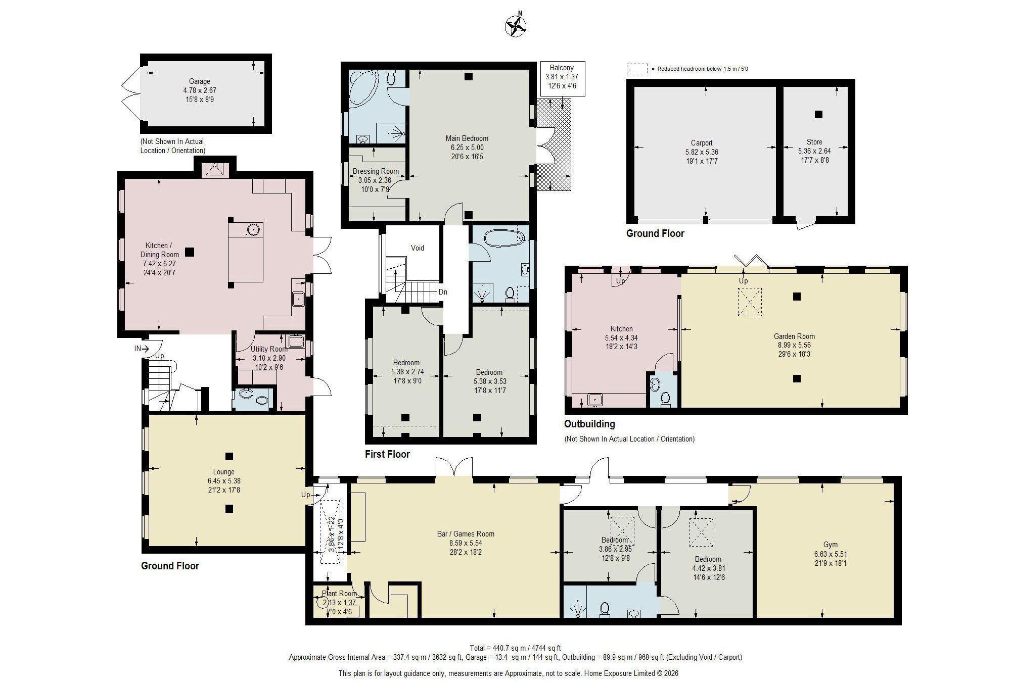 The Paddock, Parkgate Road, Dorking floorplan