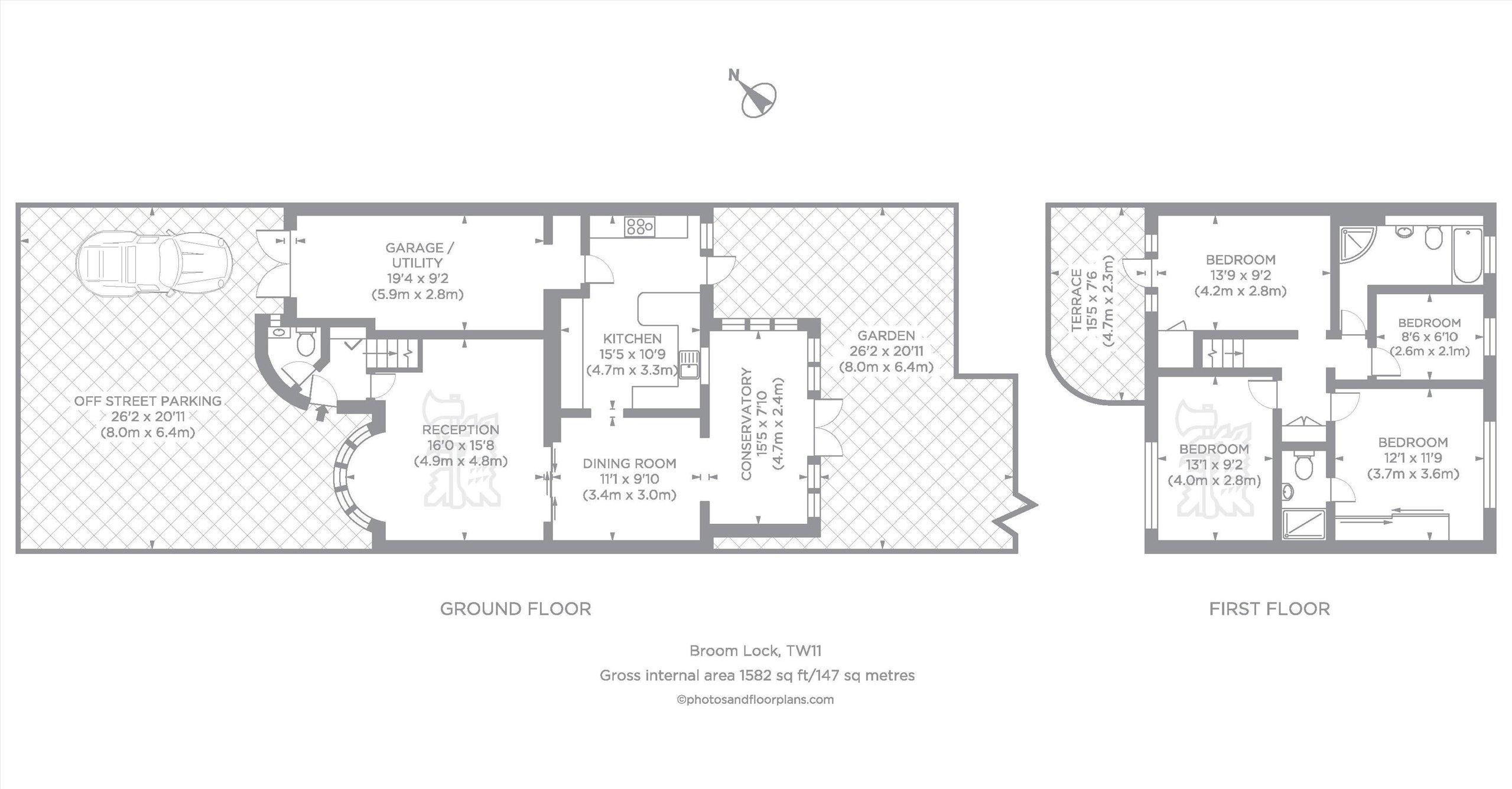 26, Broom Lock, Teddington floorplan