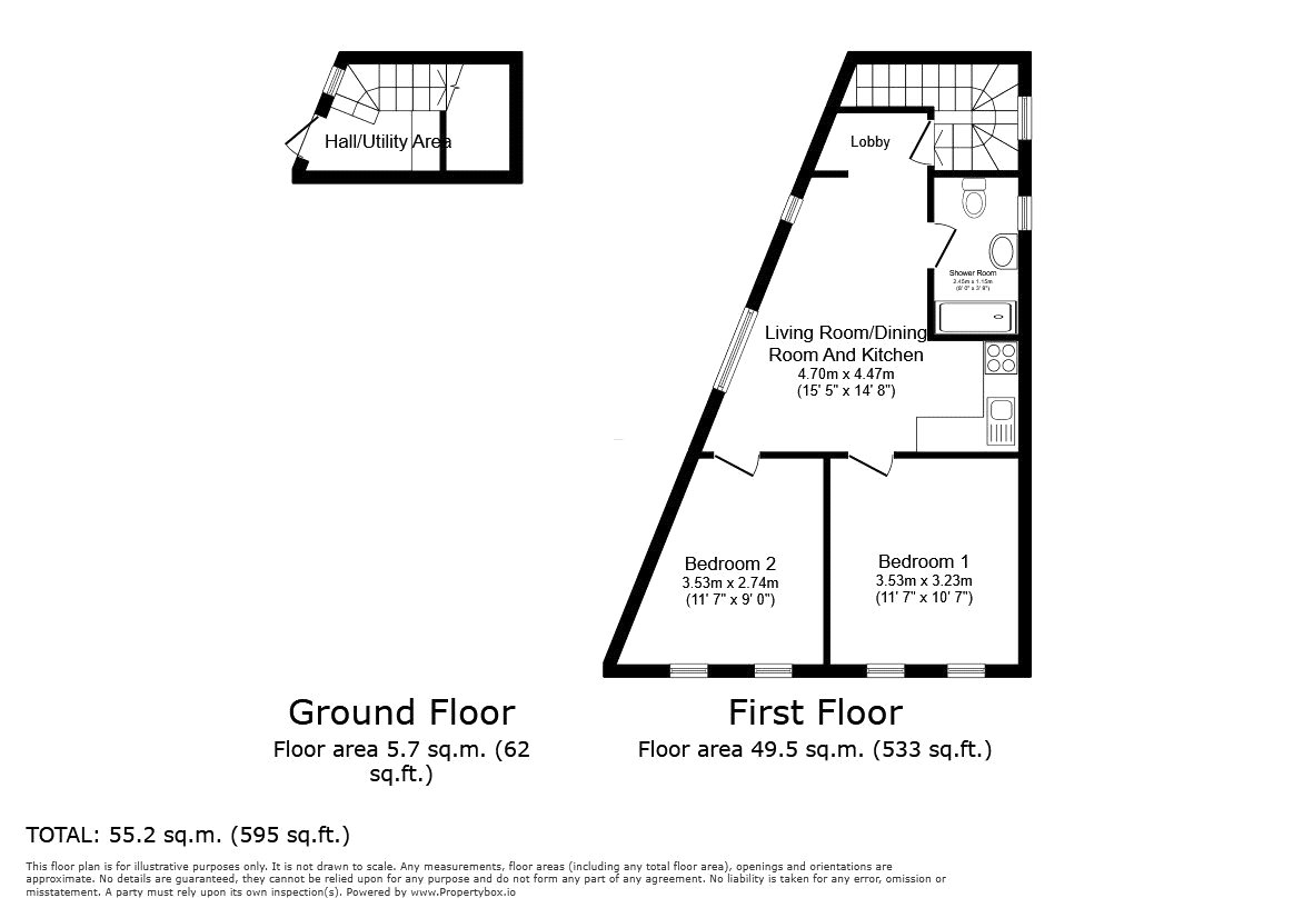 2C,, Bunyan Road, Bedford floorplan