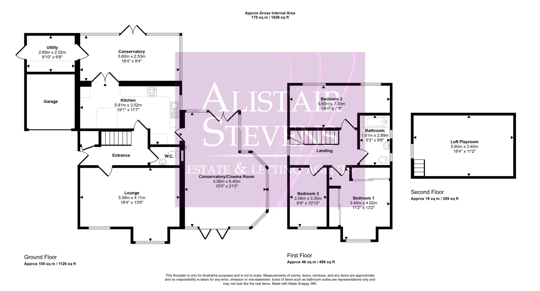 57, Ferney Field Road, Oldham floorplan