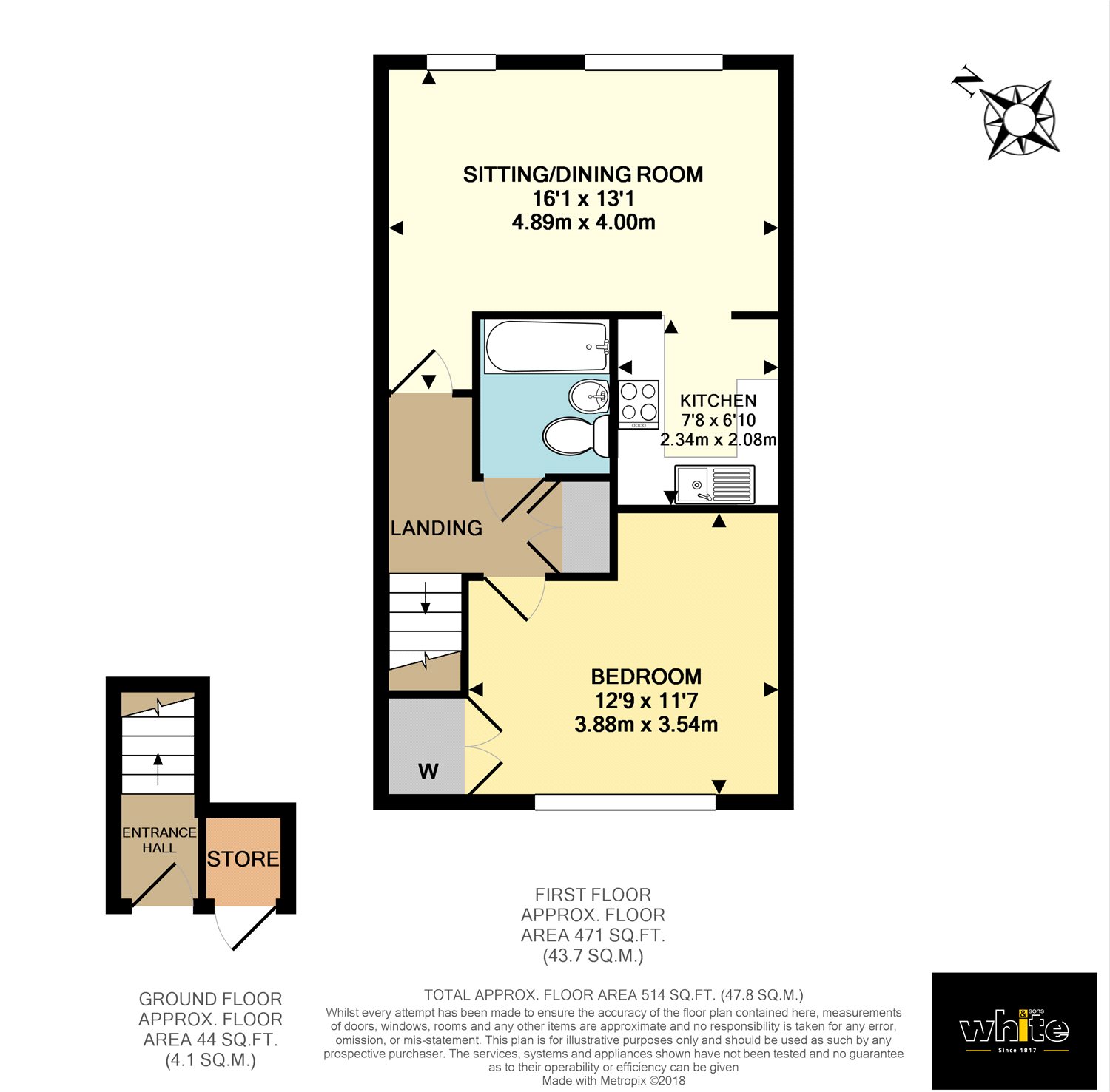 1 Bedrooms Flat for sale in Limeway Terrace, Dorking, Surrey RH4