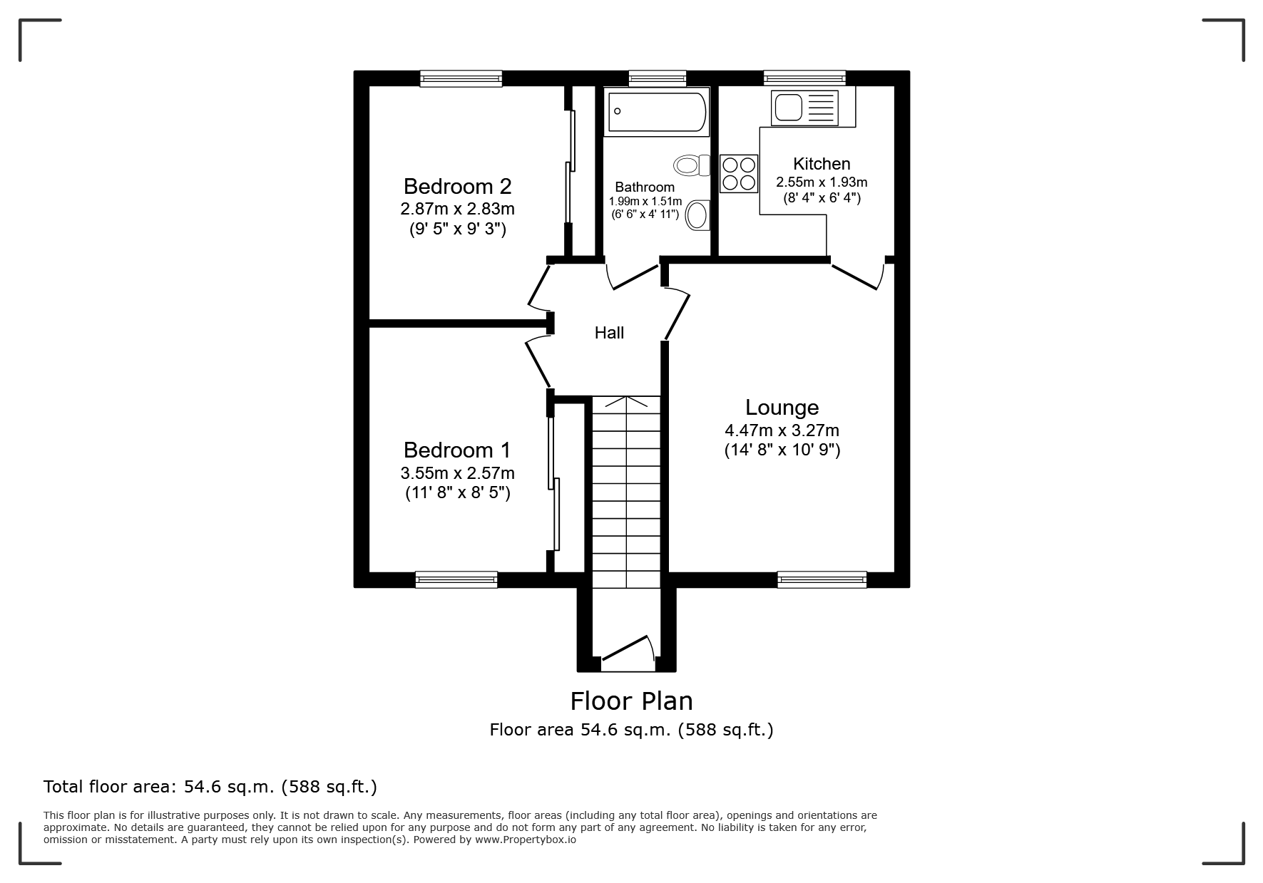 3, Leicester Way, Jarrow floorplan