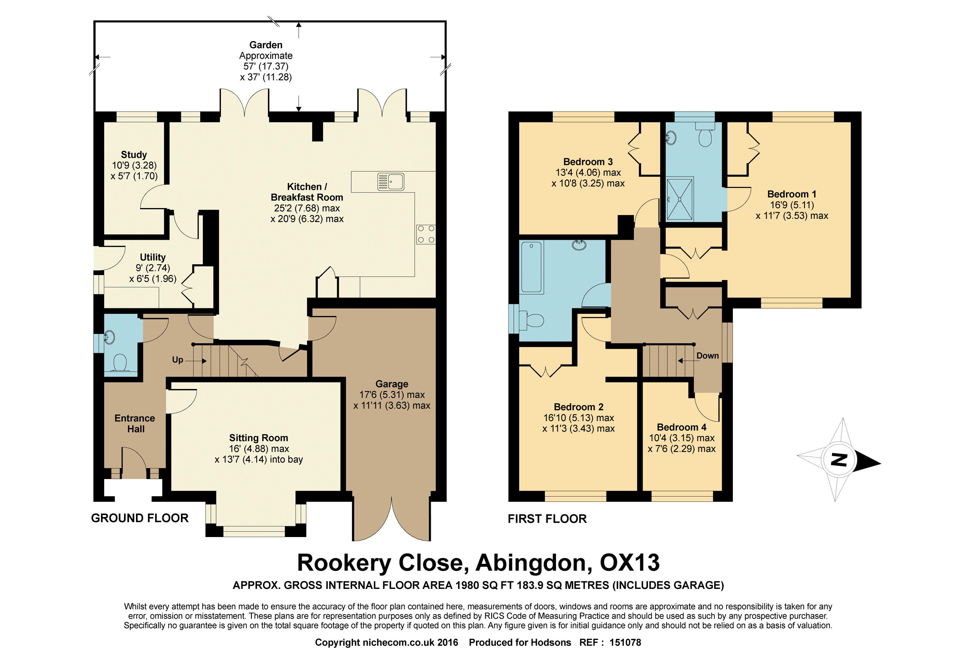 4 Bedrooms Detached house for sale in Rookery Close, Shippon, Abingdon OX13