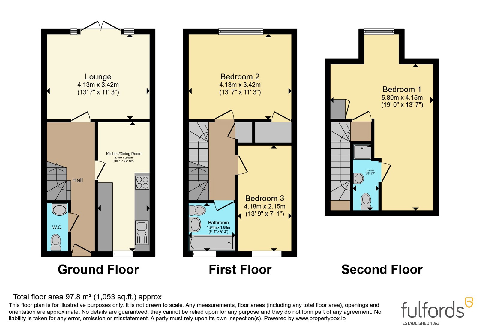 37, High Street, Devon floorplan
