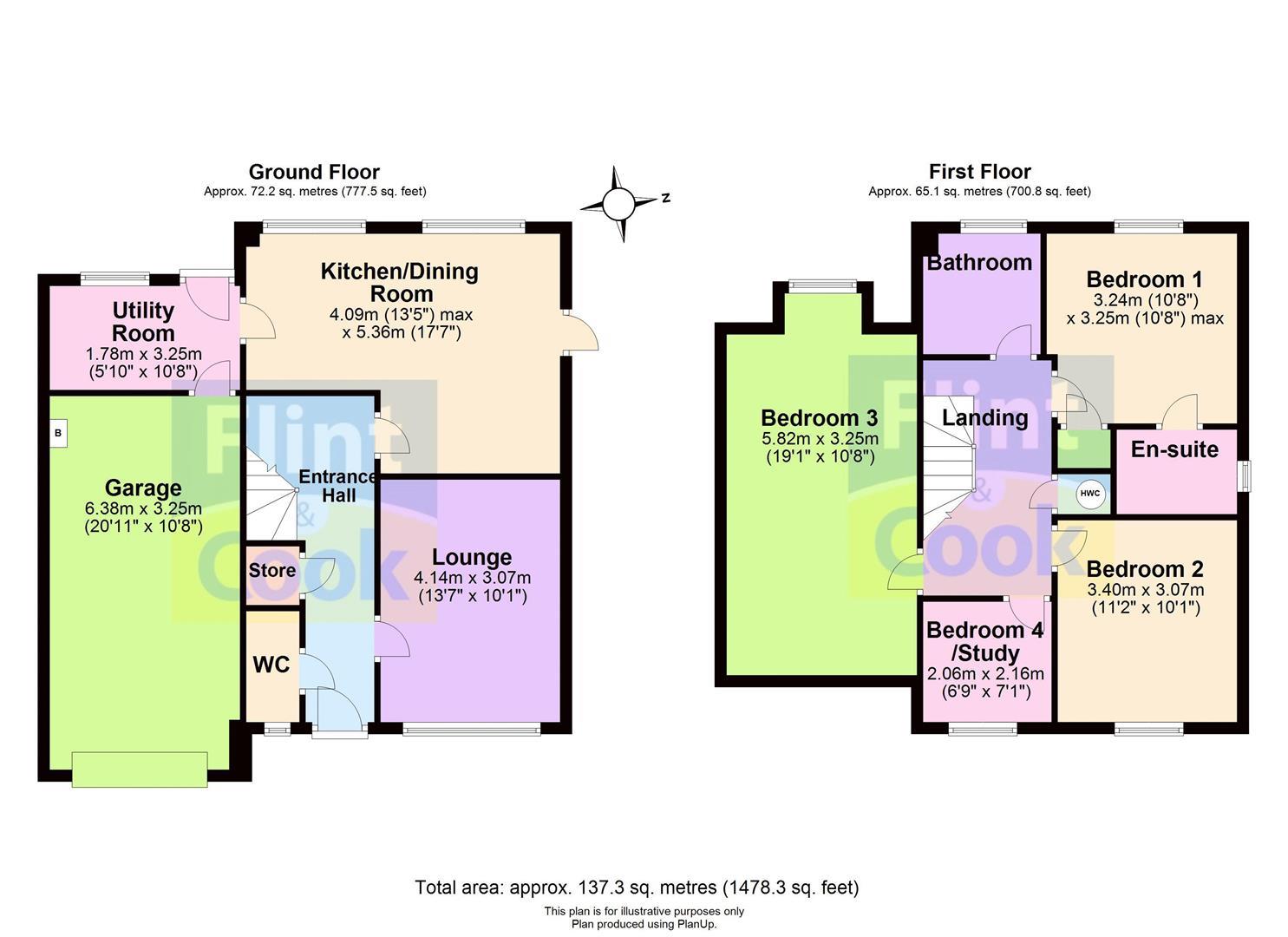 6, Church View, Hereford floorplan