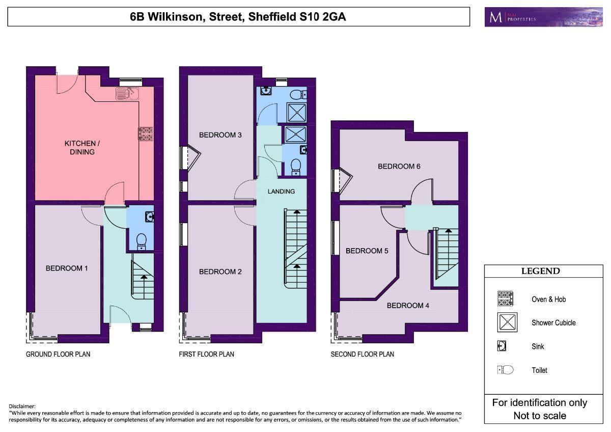 6b Wilkinson Street, Sheffield floorplan