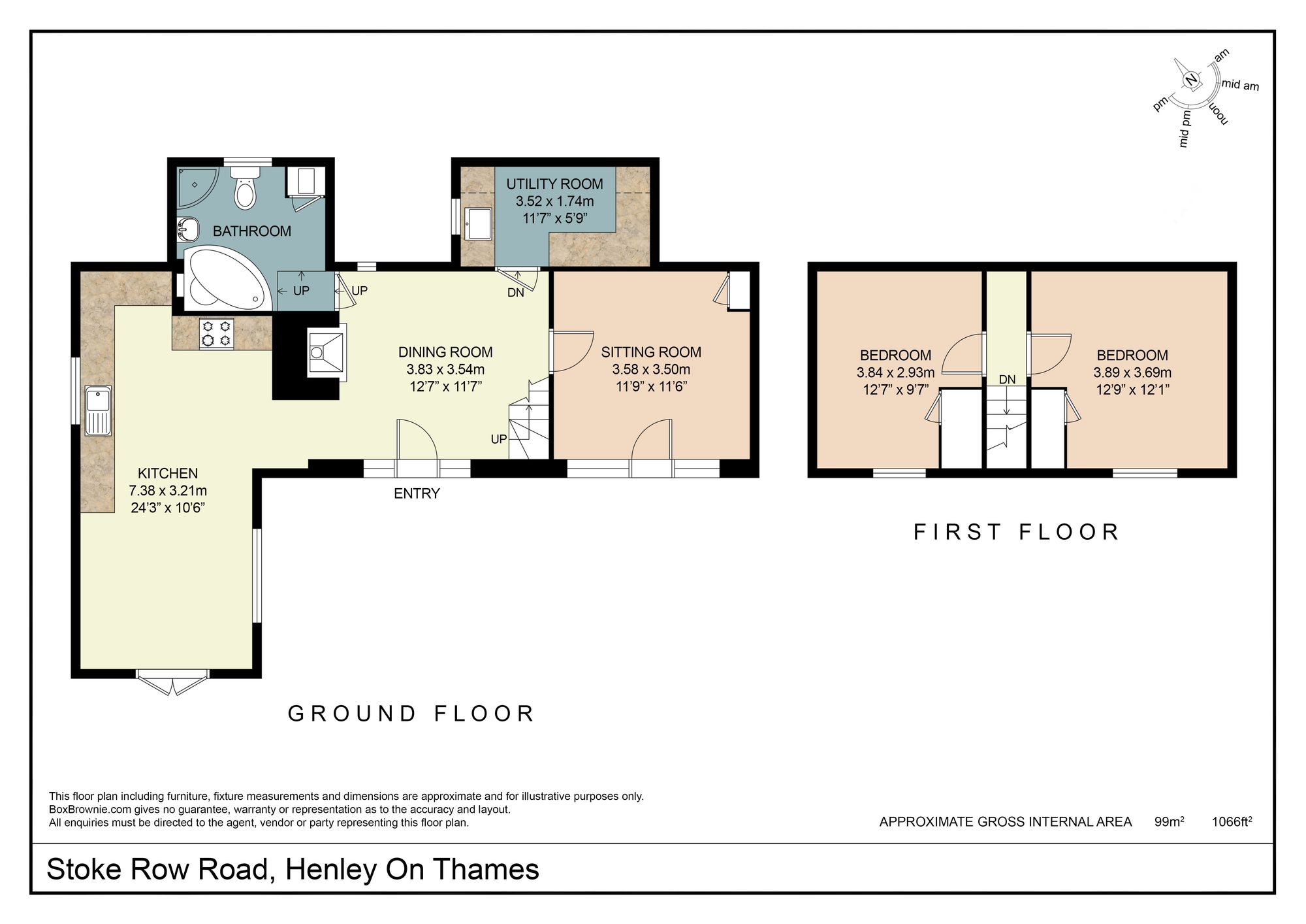 Smith Cottage Stoke Row Road, Henley-On-Thames floorplan