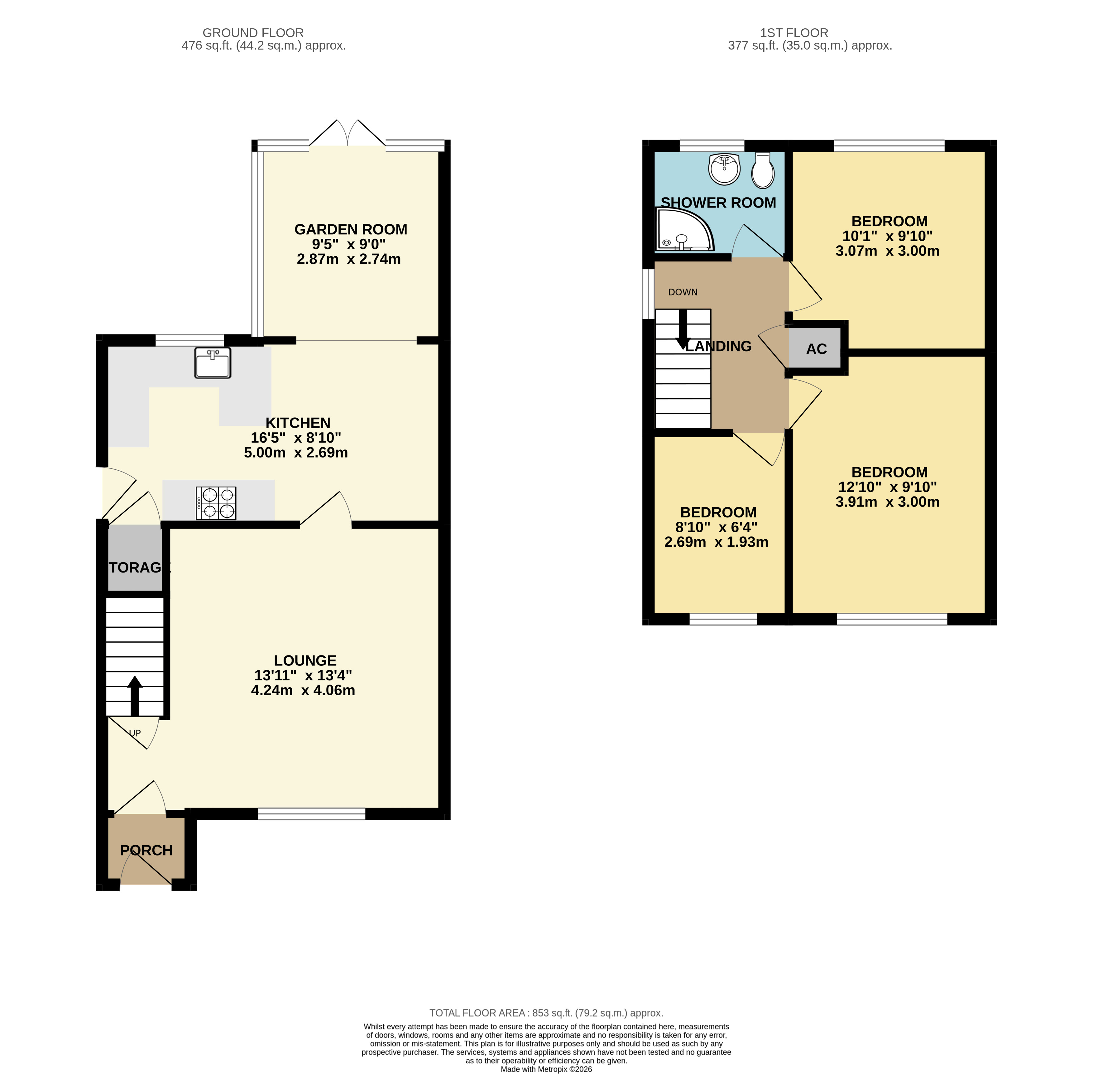 16, Syston Grove, Lincoln floorplan