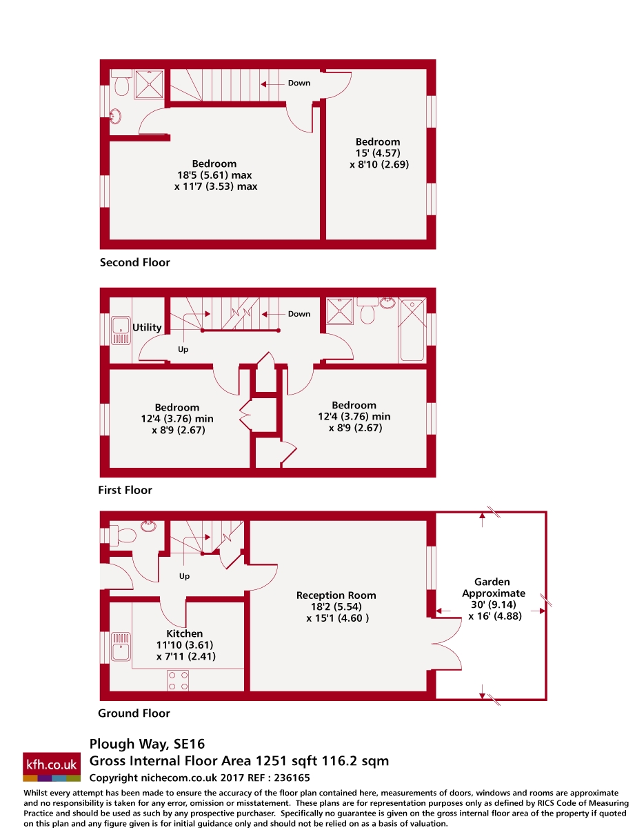 79, Plough Way, London floorplan
