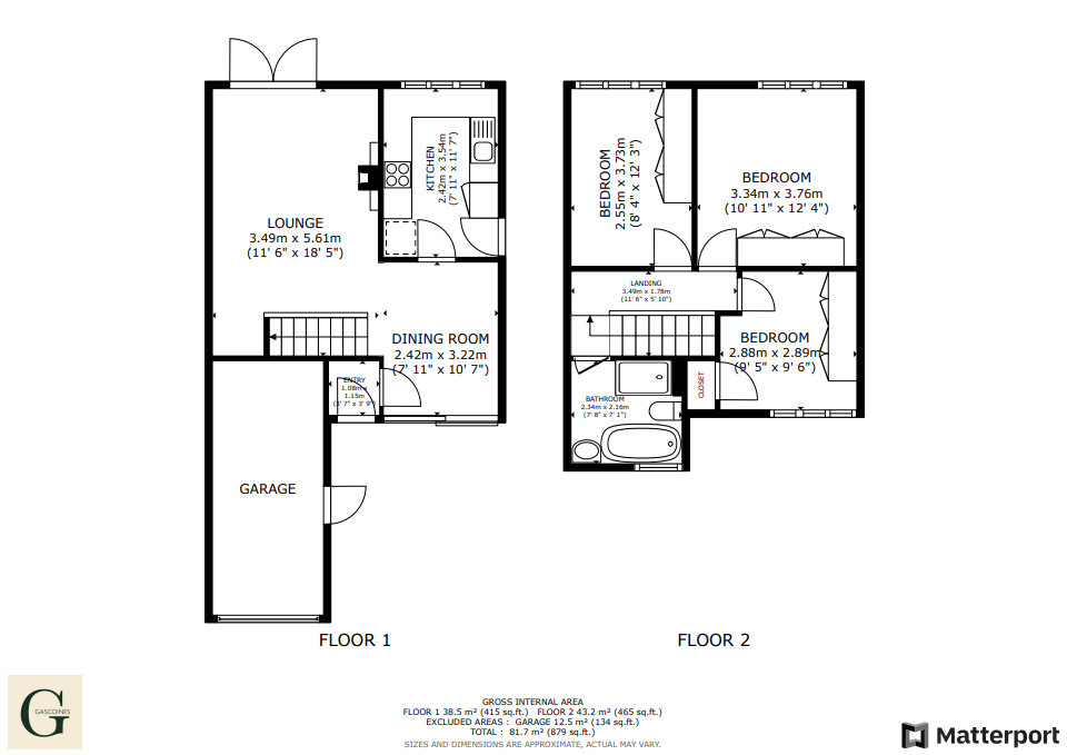 66, Stonechurch View, Nottingham floorplan