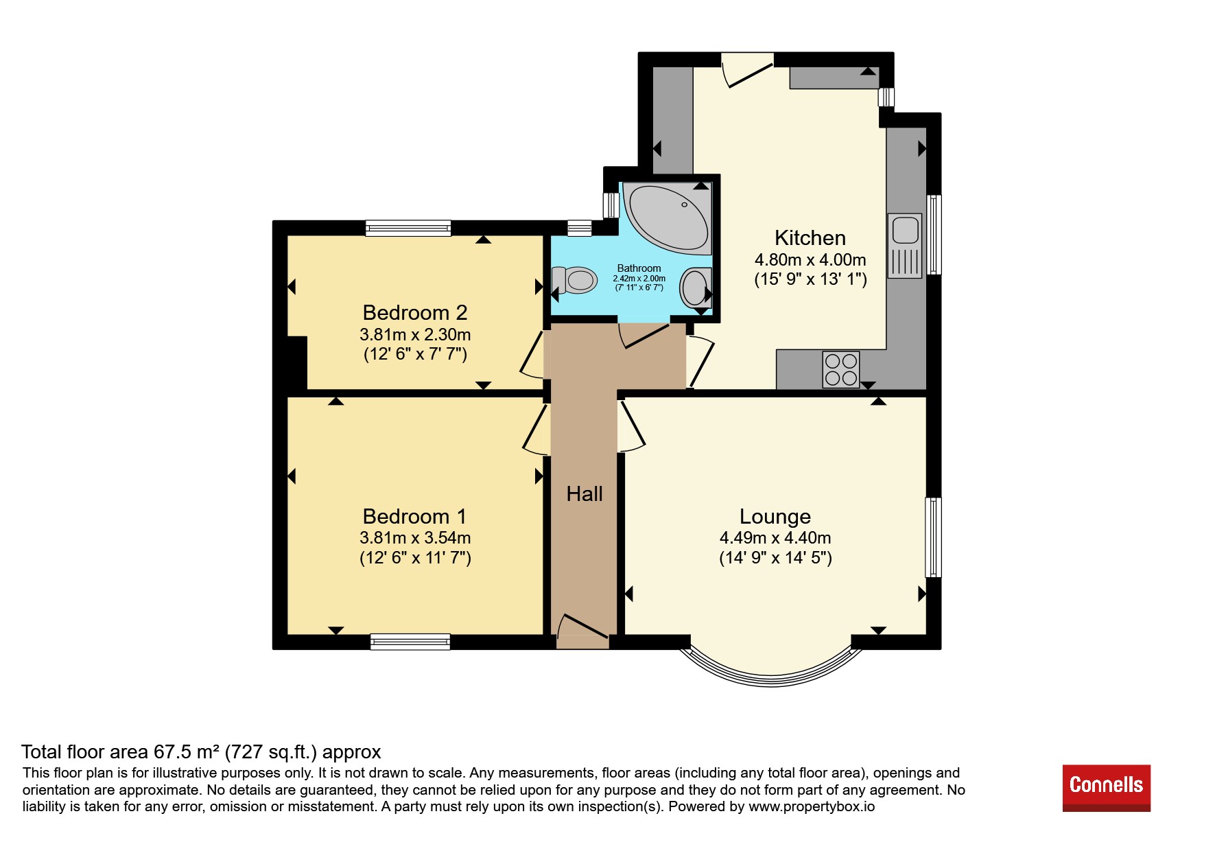 1, Leicester Court, Witham floorplan
