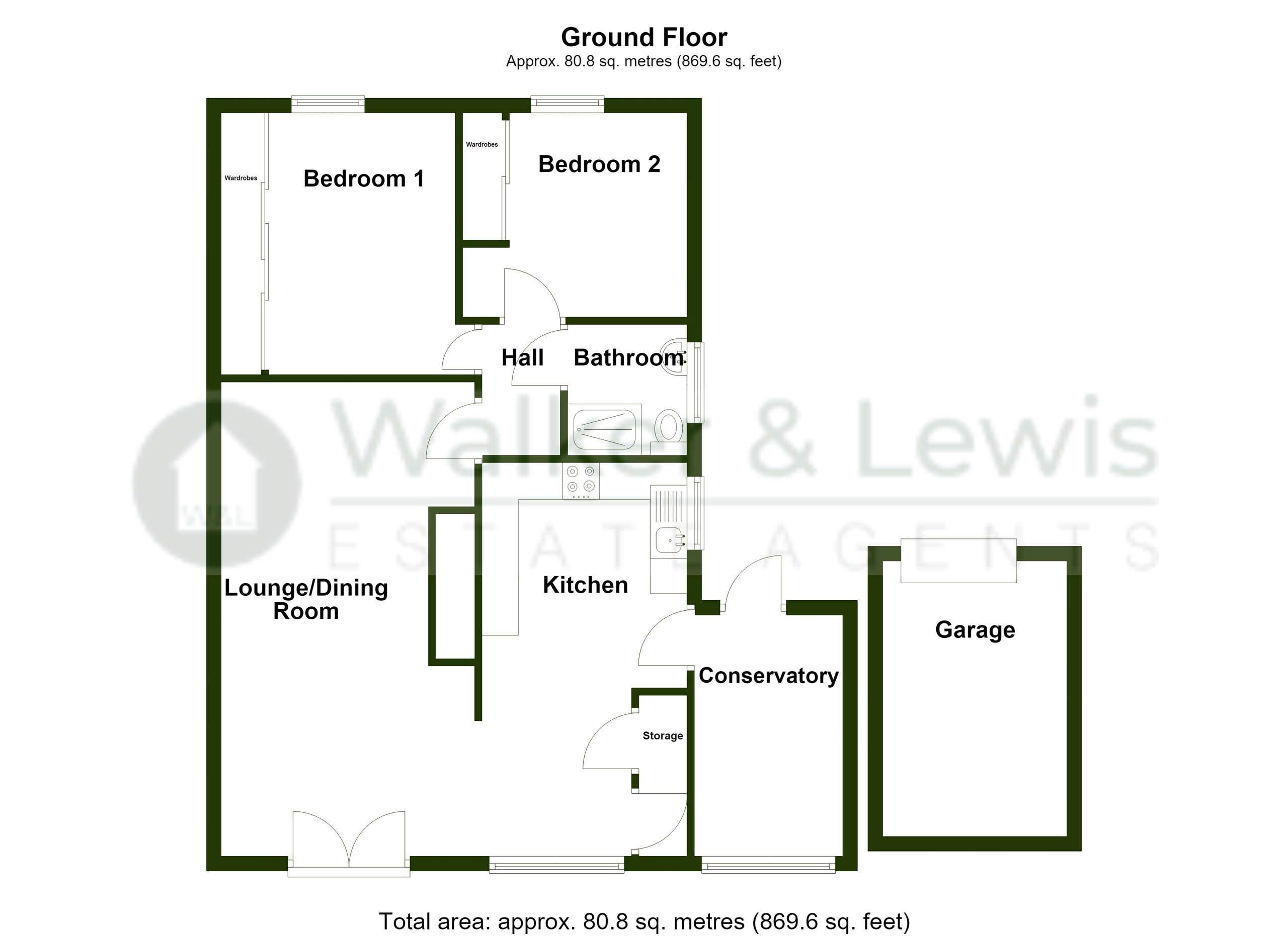 3 Caernarvon Grove, Merthyr Tydfil floorplan