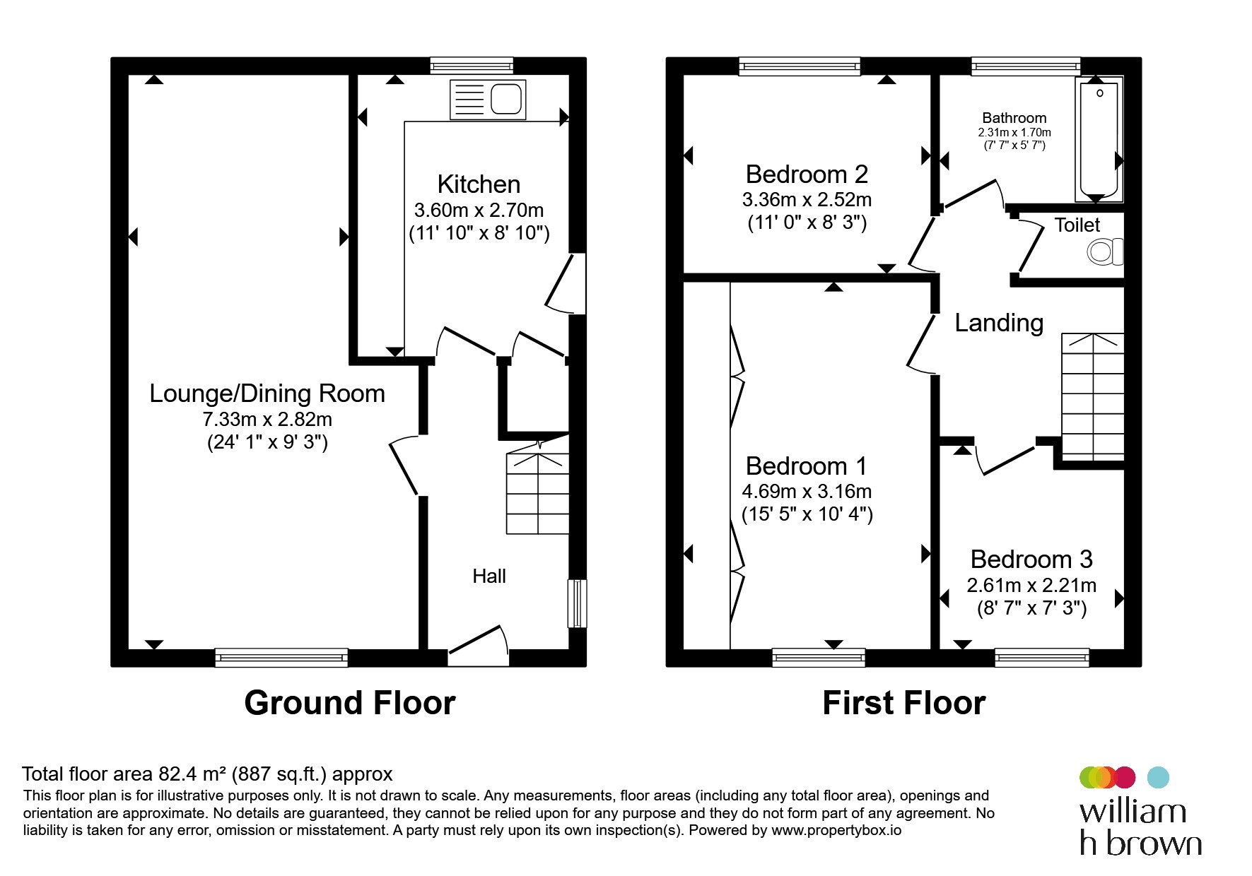 1a, Nook Road, Leeds floorplan