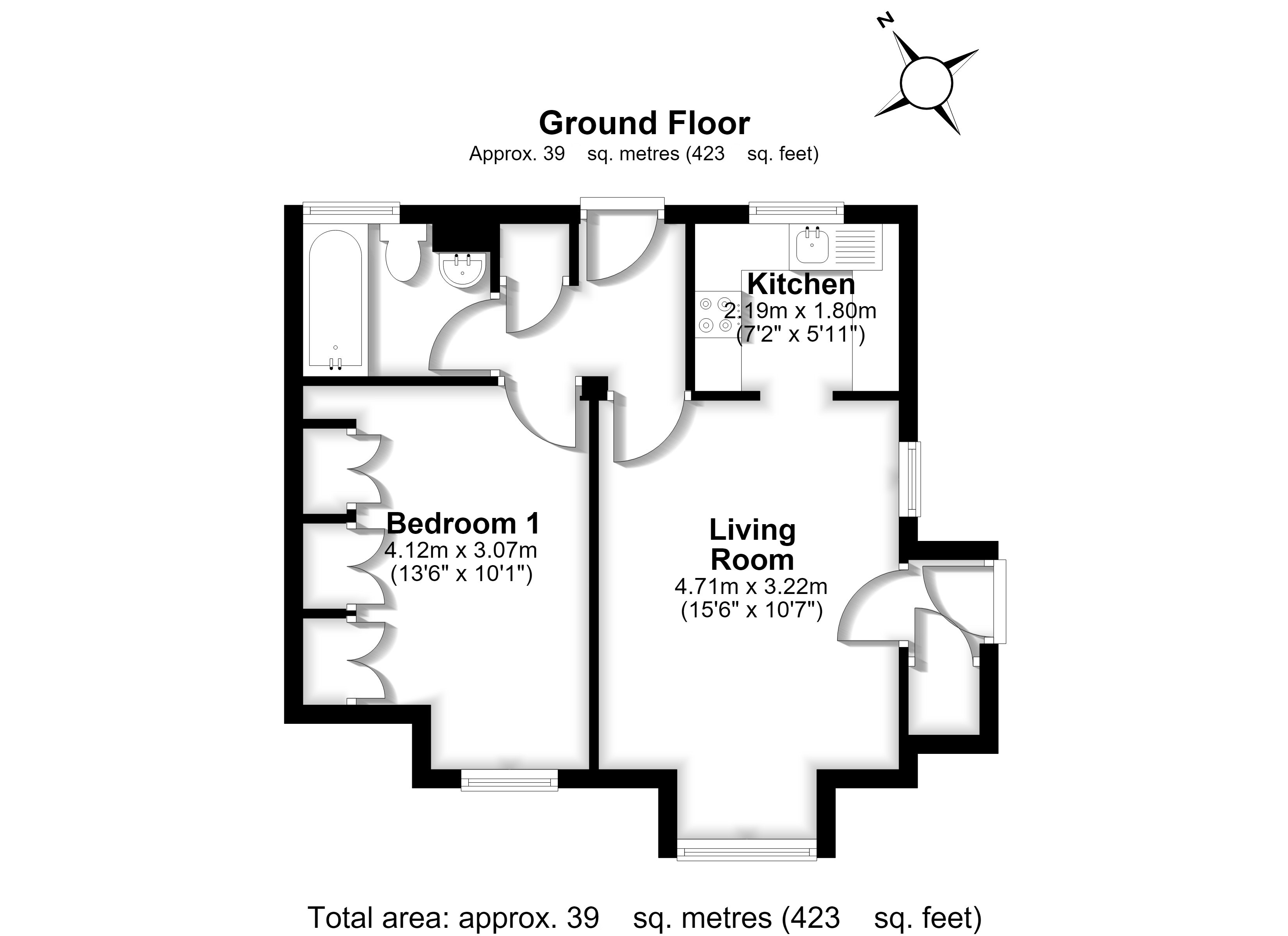 81, Cedar Court, Bishops Stortford floorplan