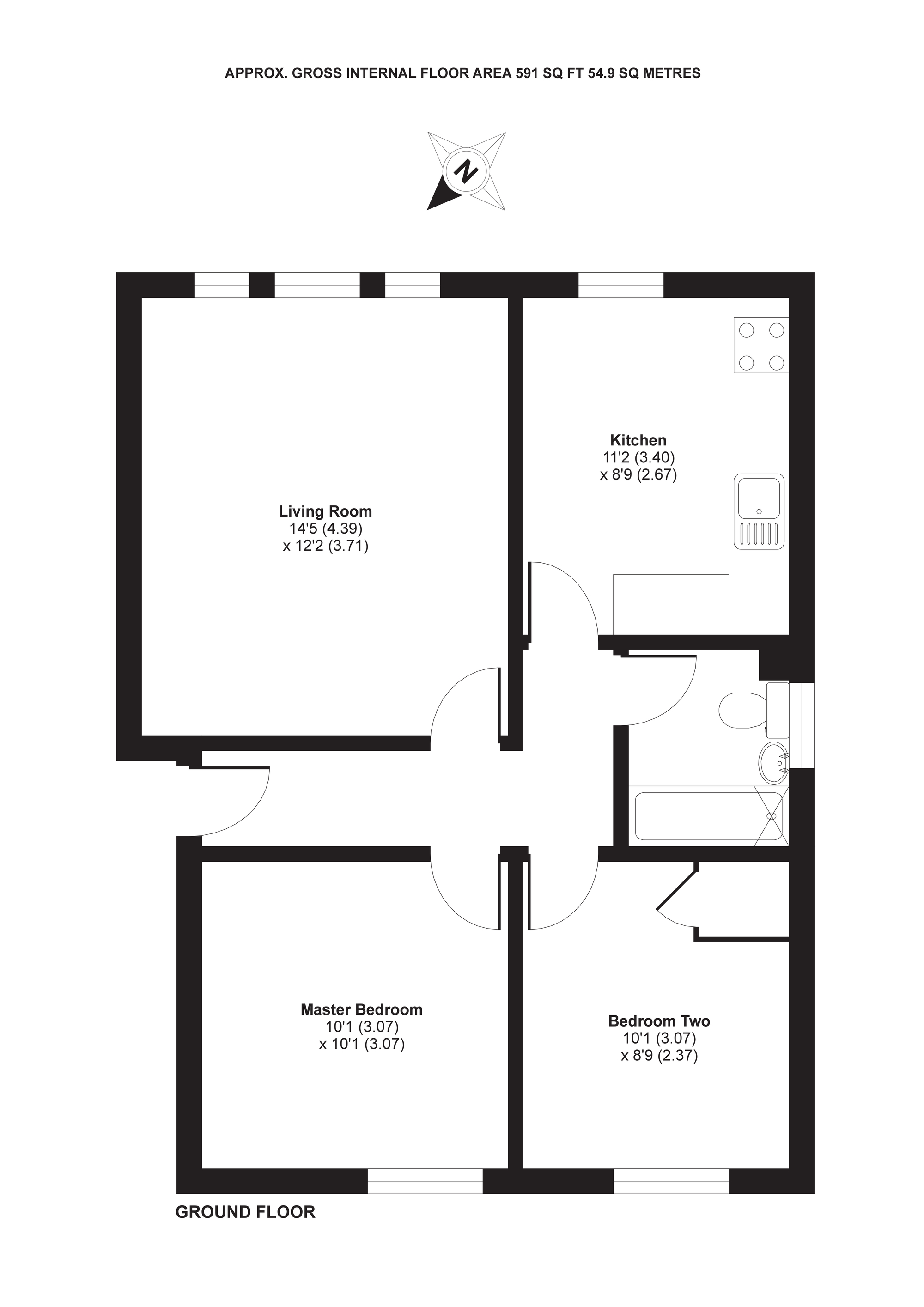 2 Bedrooms Flat for sale in Armadale Court, Westcote Road, Reading, Berkshire RG30