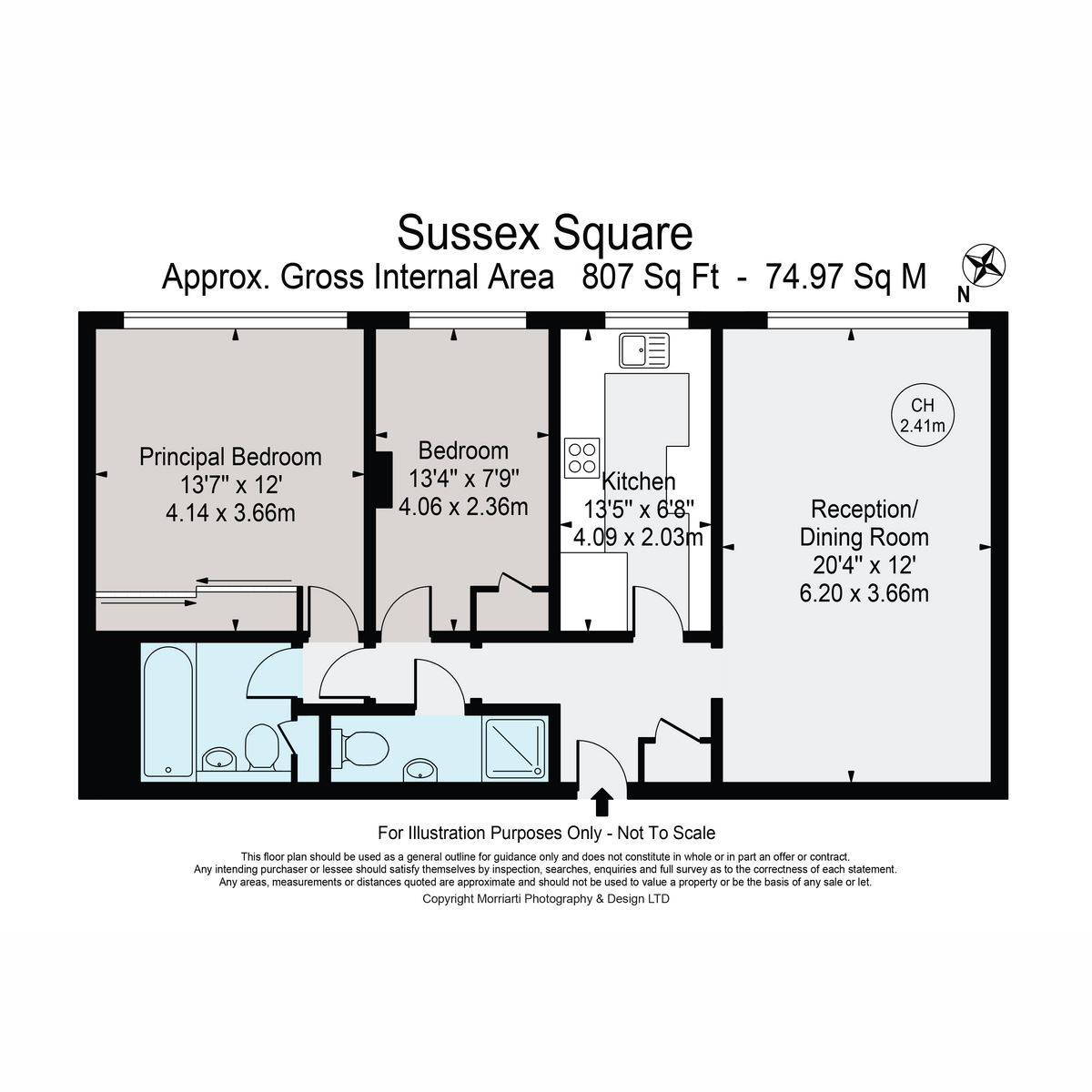 Flat 46, Sussex Square, London floorplan